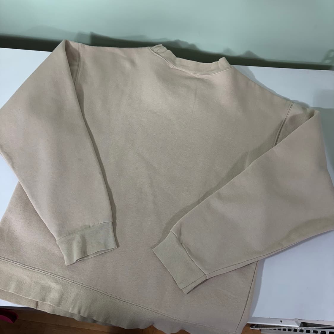 95 팀버랜드 베이지 자수로고 맨투맨 상품이미지3