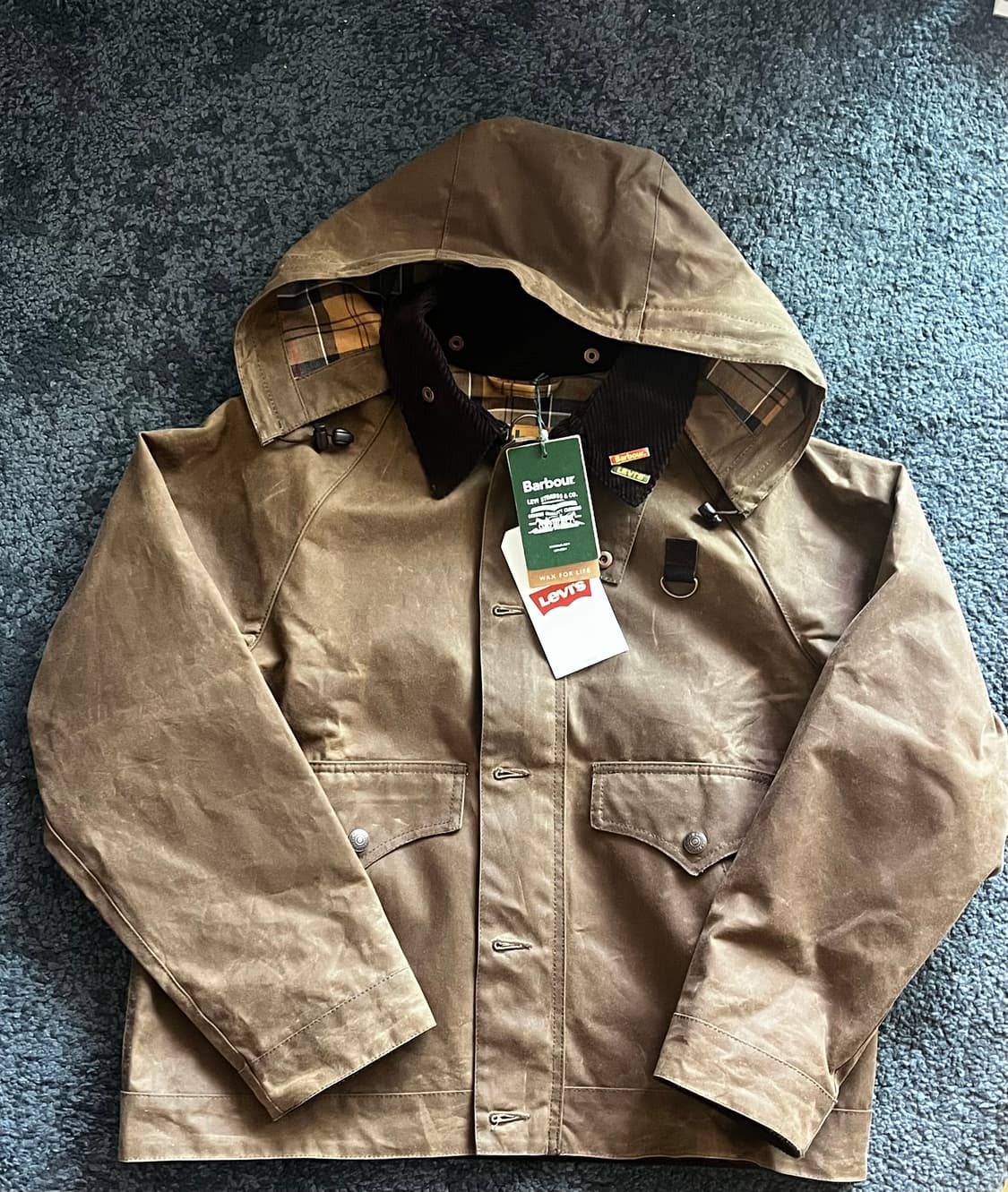 리바이스 바버 토바코 왁스드자켓 상품이미지1