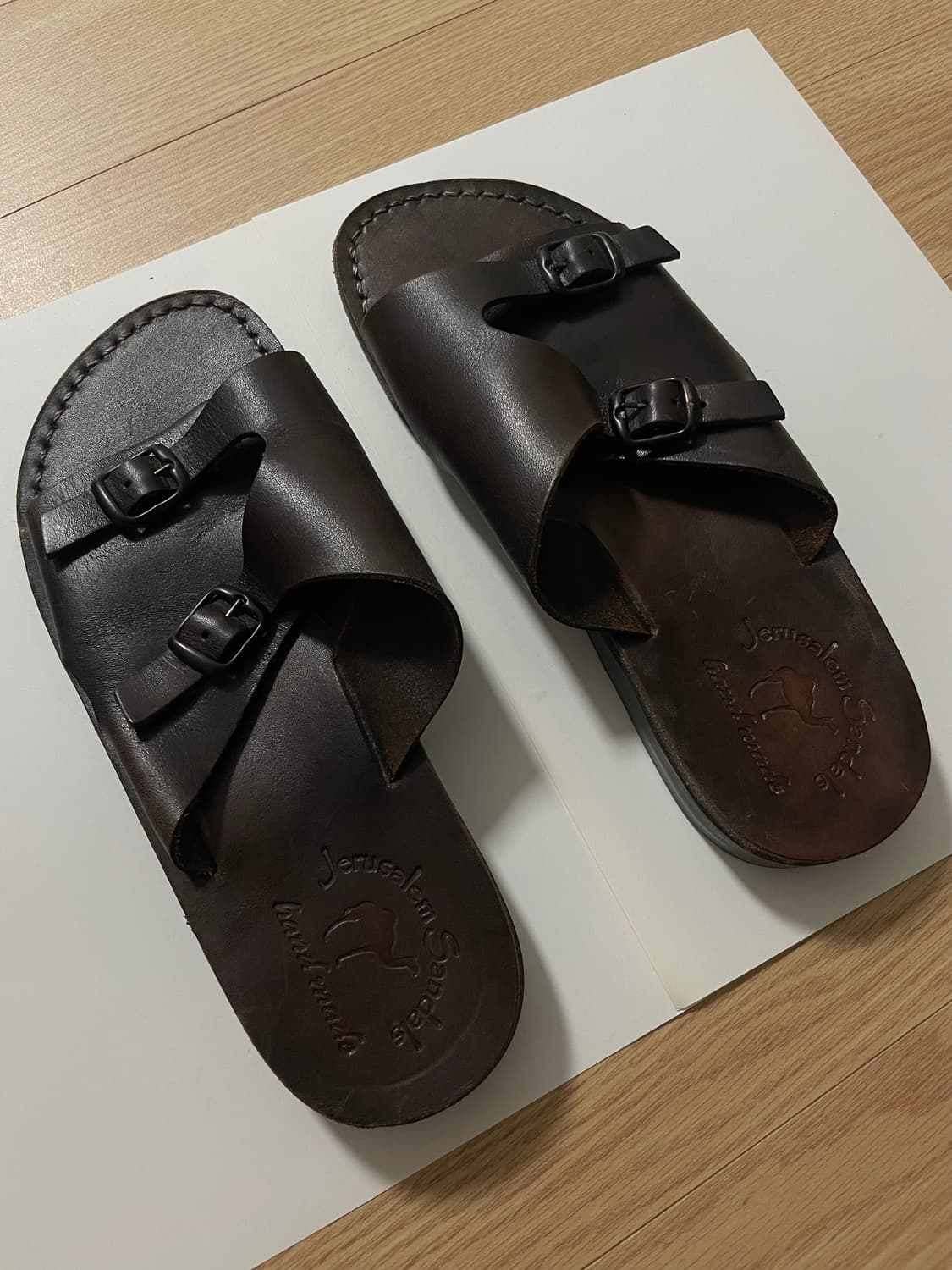 예루살렘 세스 다크 브라운 샌달 245-250 상품이미지1