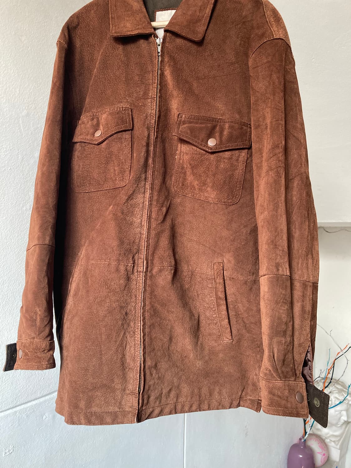 리얼 스웨이드 오버핏 자켓 상품이미지4