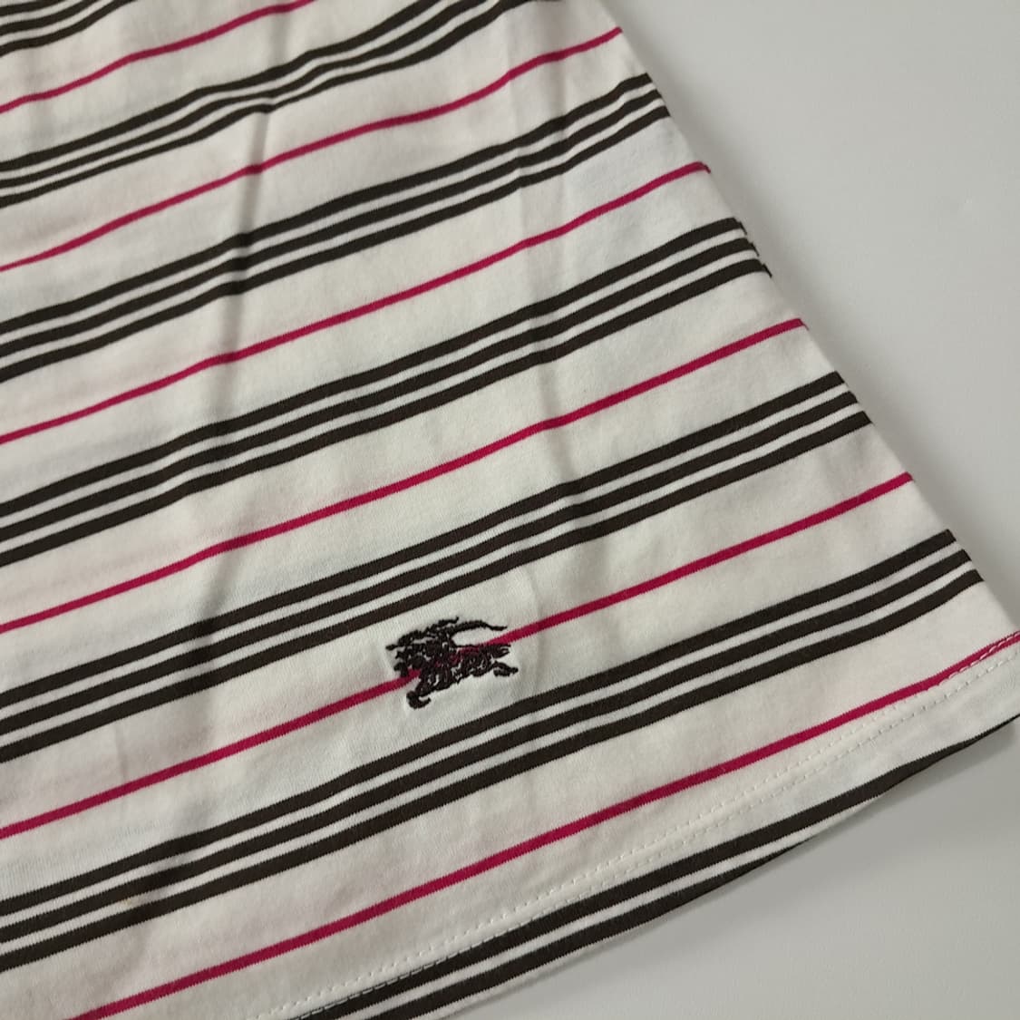 CK367 S 버버리 00s 스트라이프 슬리브리스 티셔츠 상품이미지2