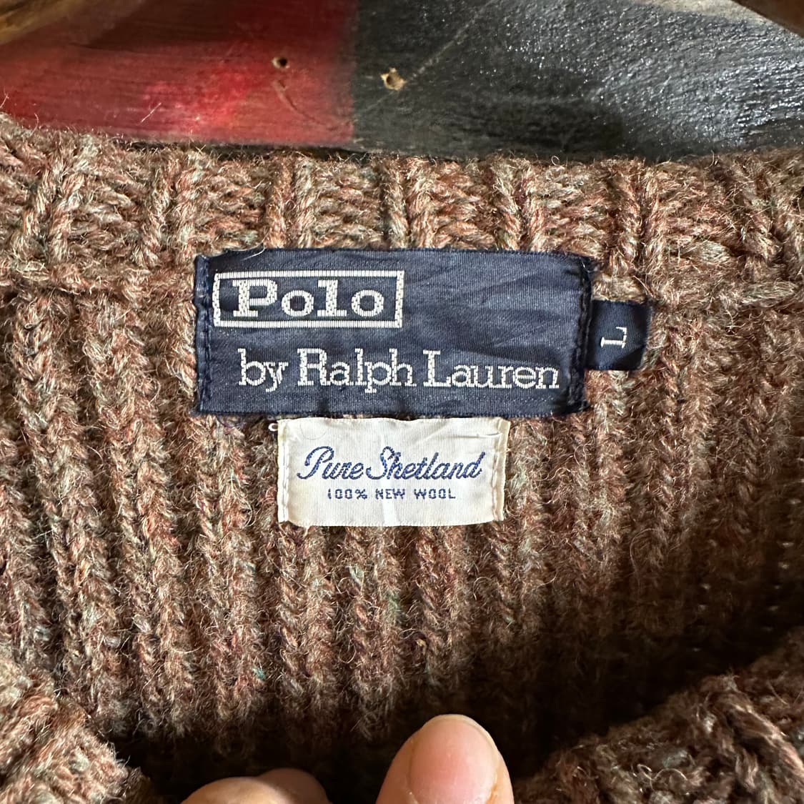 폴로 랄프로렌 울스웨터 L 100 상품이미지4
