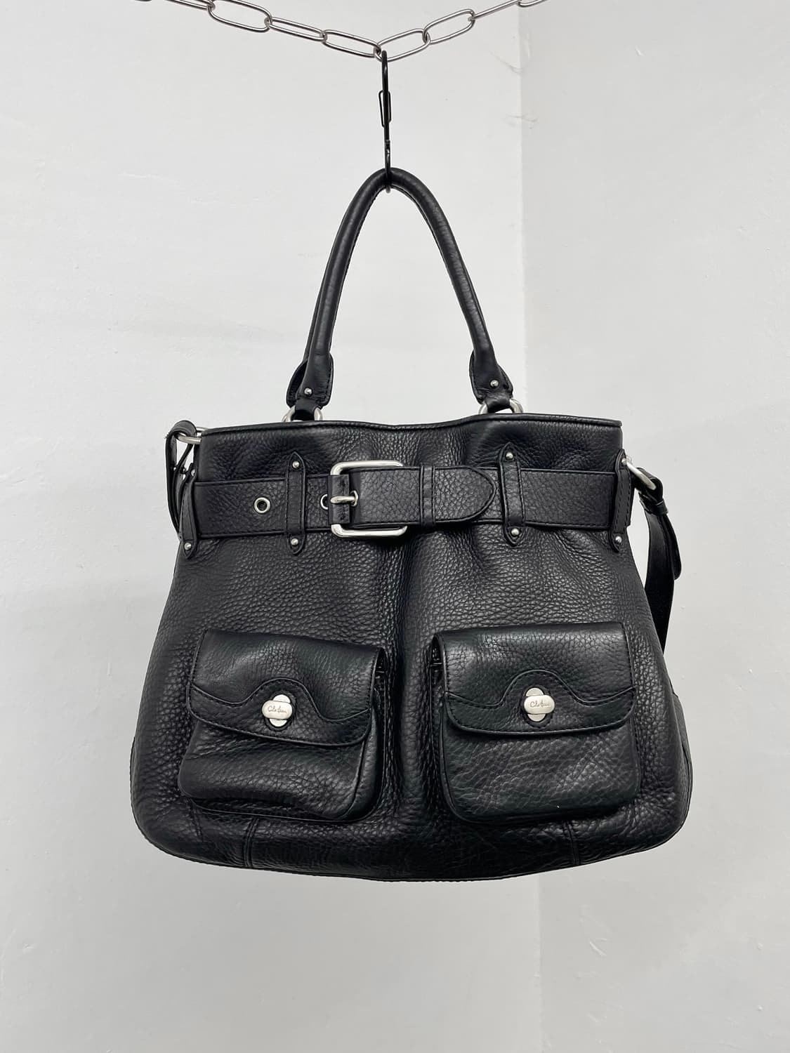 콜한 멀티포켓 은장 벨트 사첼백  상품이미지1