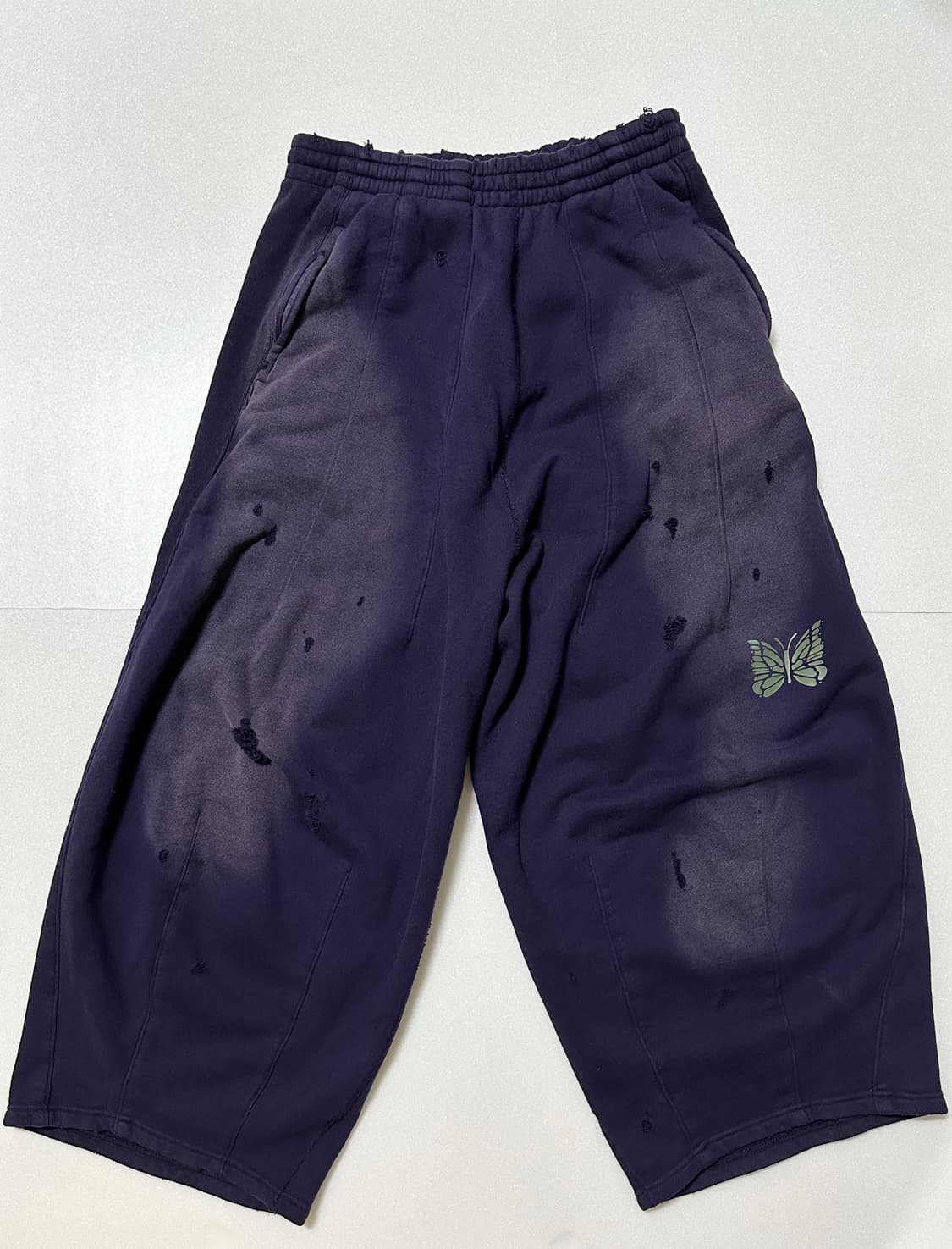 니들스 DECONSTRUCTED H.D. SWEAT PANT 퍼플 상품이미지1