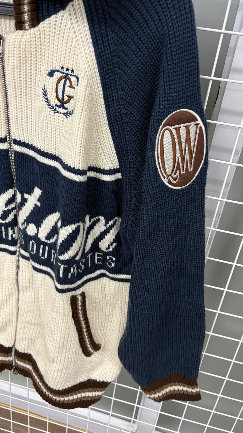 테켓 니트 집업 카디건  상품이미지4