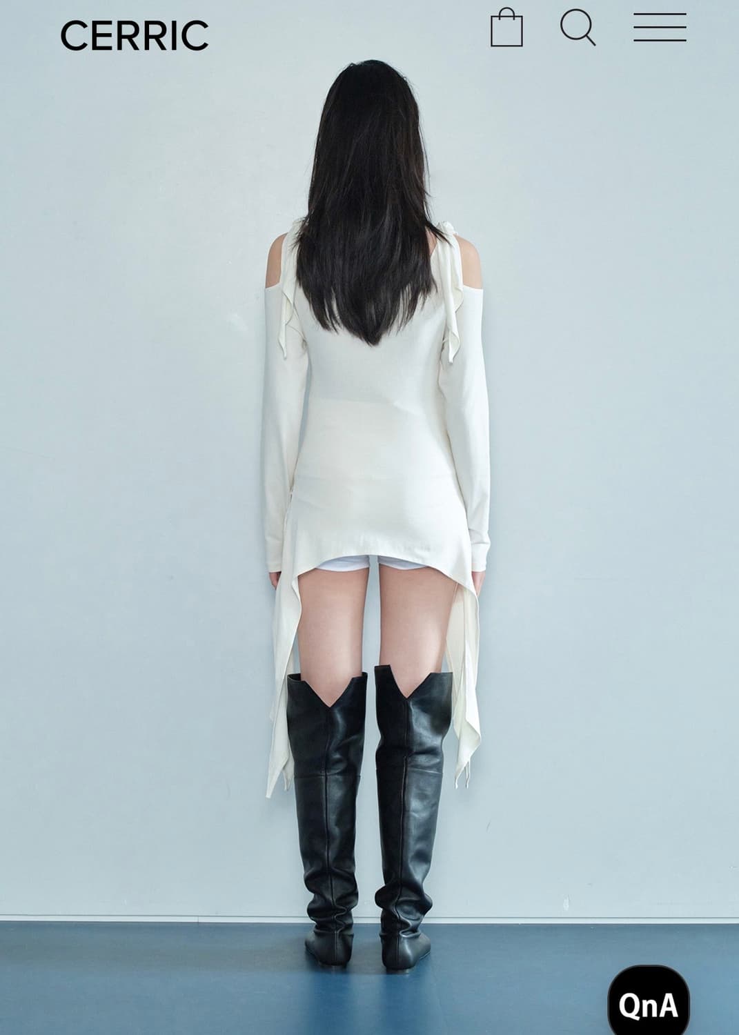 3WAY SLIT TOP / IVORY 상품이미지4