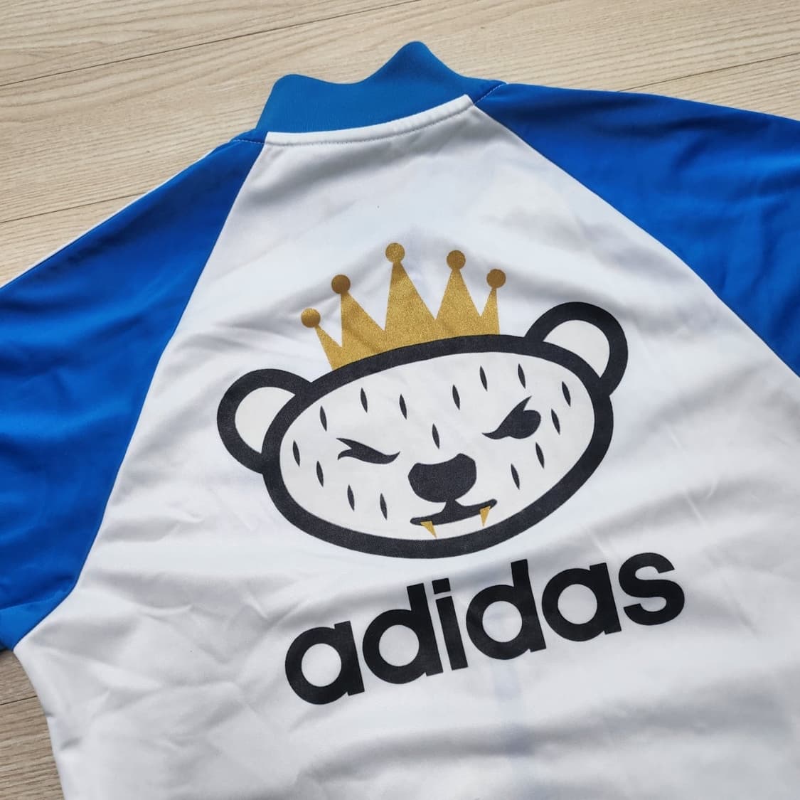 아디다스 니고 베어 슈퍼스타 트랙탑 (화이트+블루) 상품이미지8