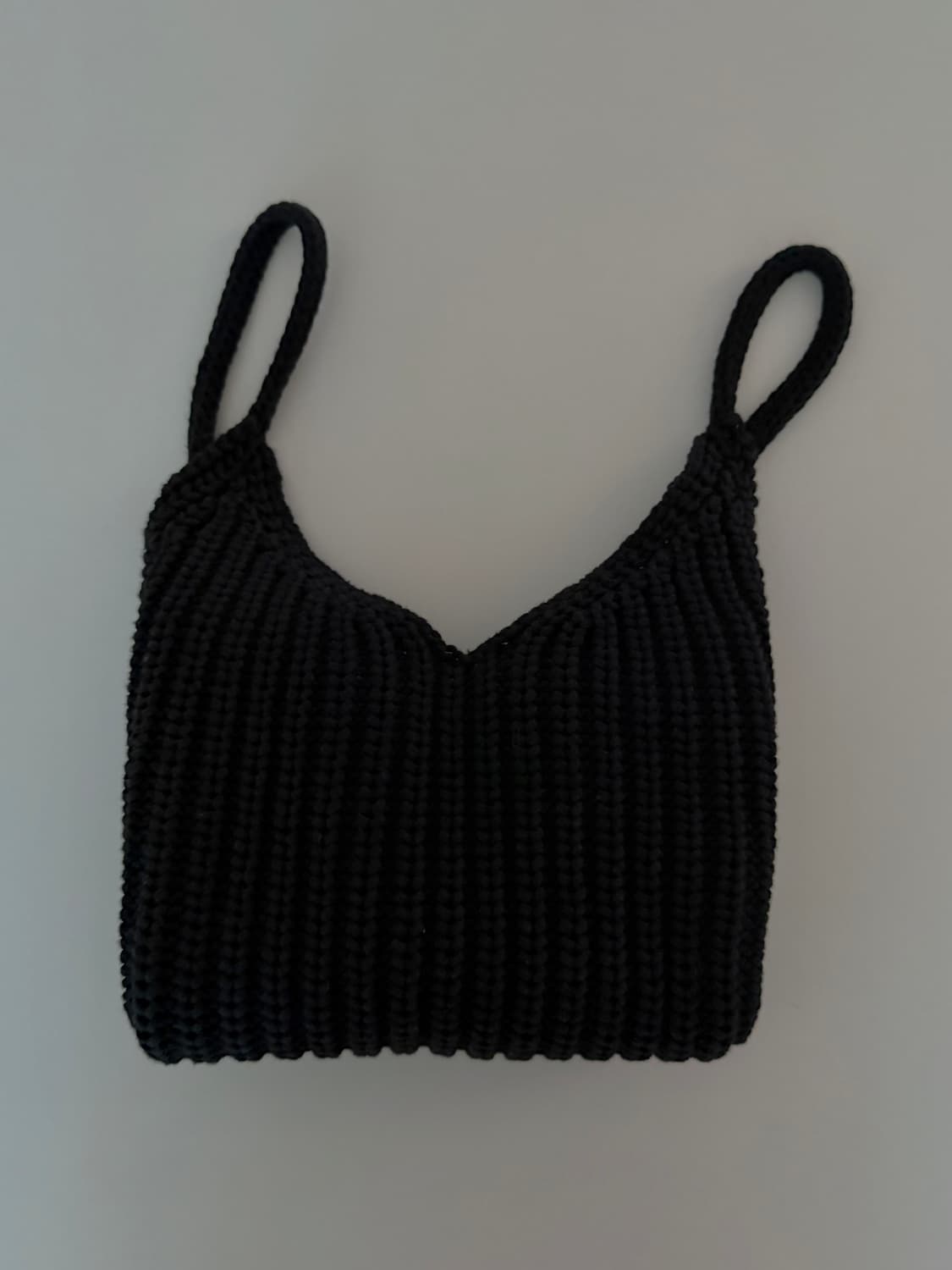 낫띵리튼 jerry knit cami top bk 상품이미지5
