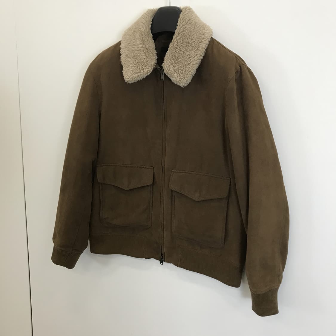 유니클로 스웨이드 양털카라 봄버자켓 [XL] 상품이미지2