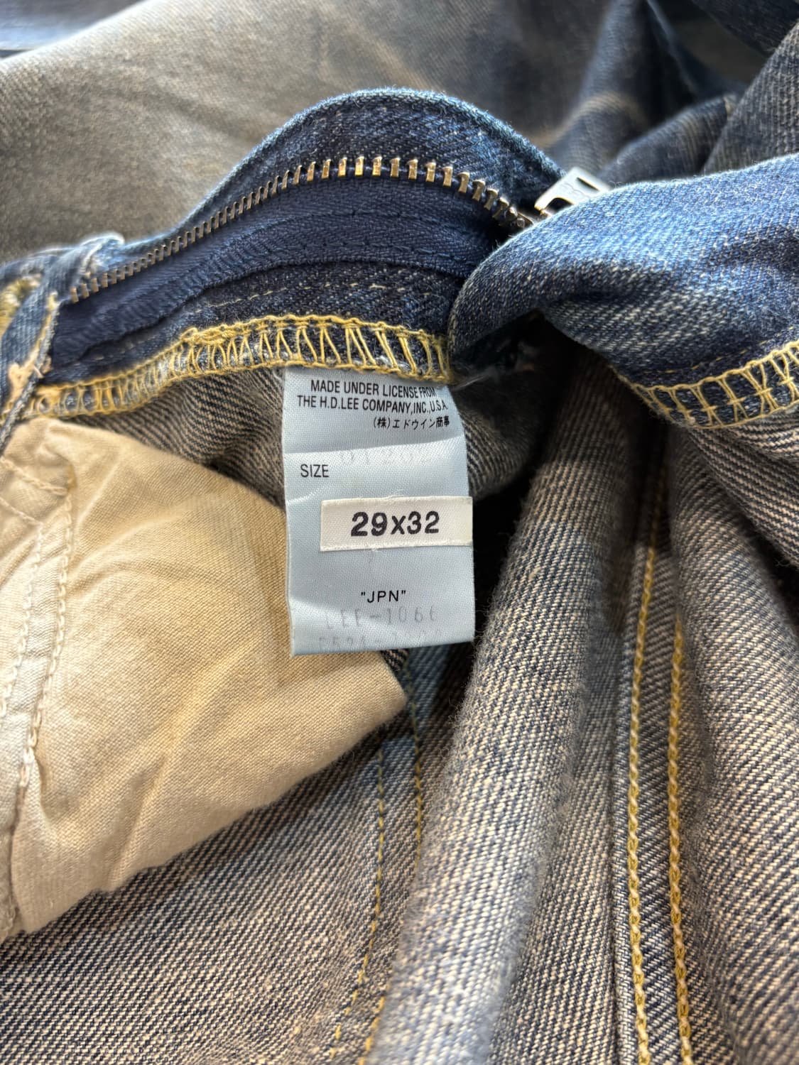 00s Lee JAPAN 워싱 데님 상품이미지5
