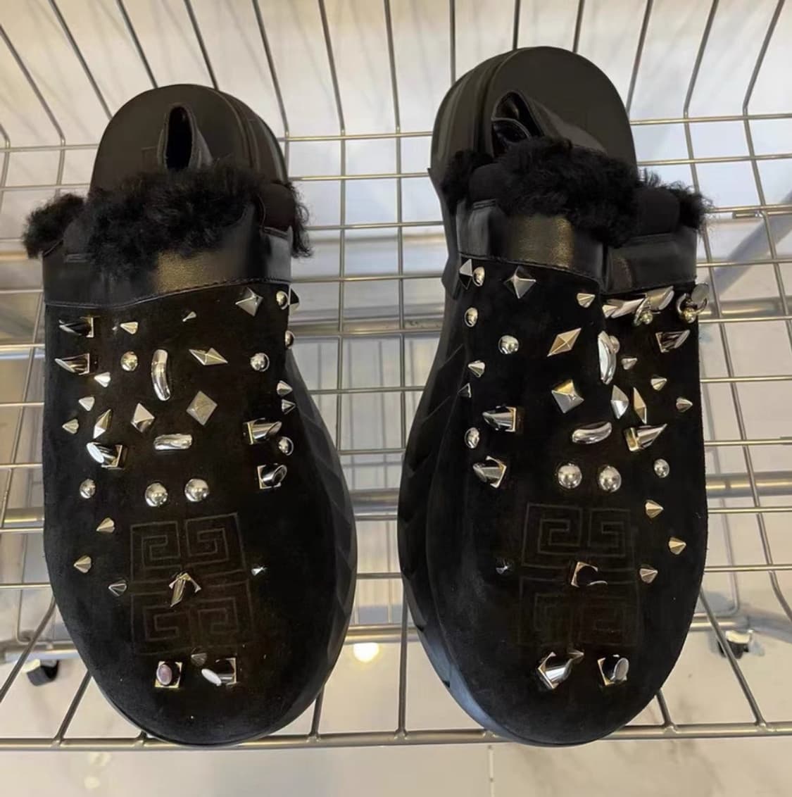 Givenchy black suede studded 상품이미지1