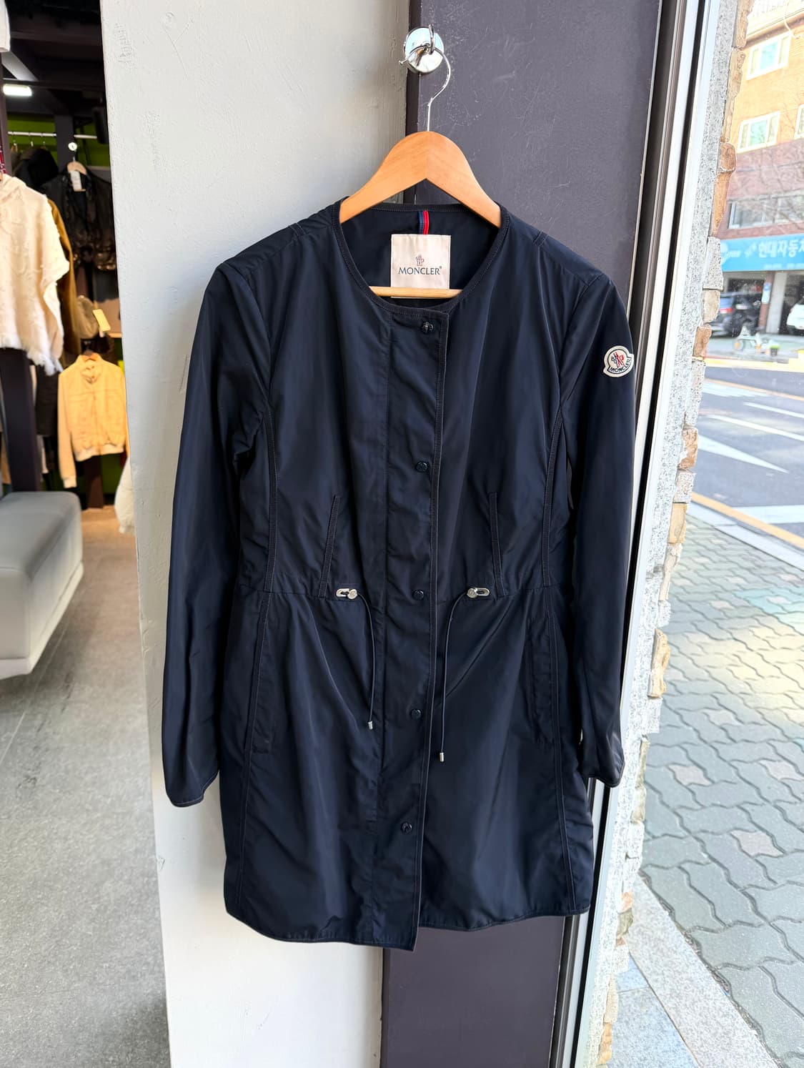 .2/ 몽클레어 노카라 와펜 바람막이 코트 자켓 상품이미지3