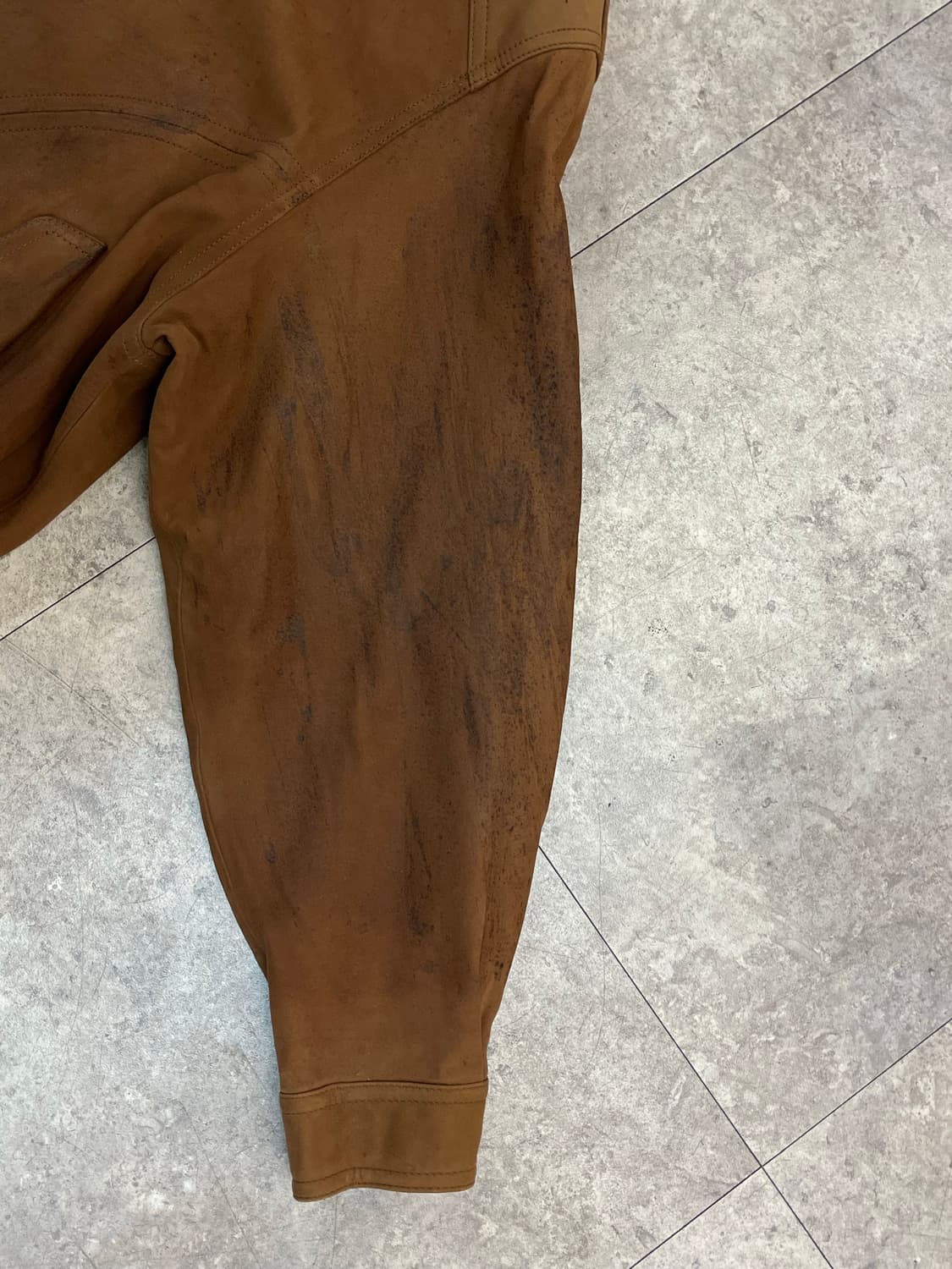 빈티지 양가죽 스웨이드 자켓 브라운 100 #csz2638 상품이미지7