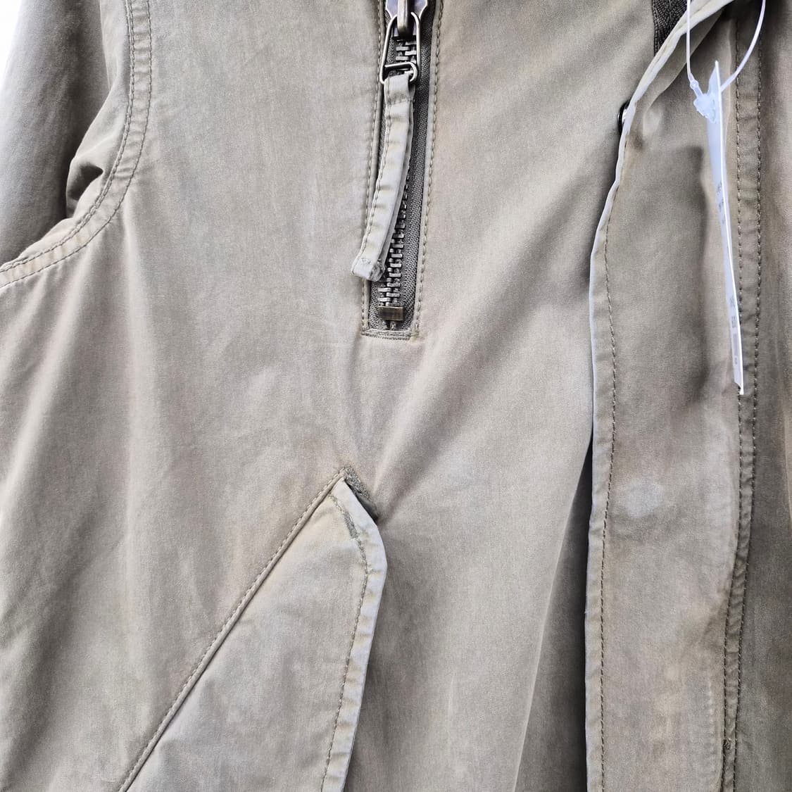 아비렉스 카키색 퍼 후드 야상 코드 남성 M 상품이미지2