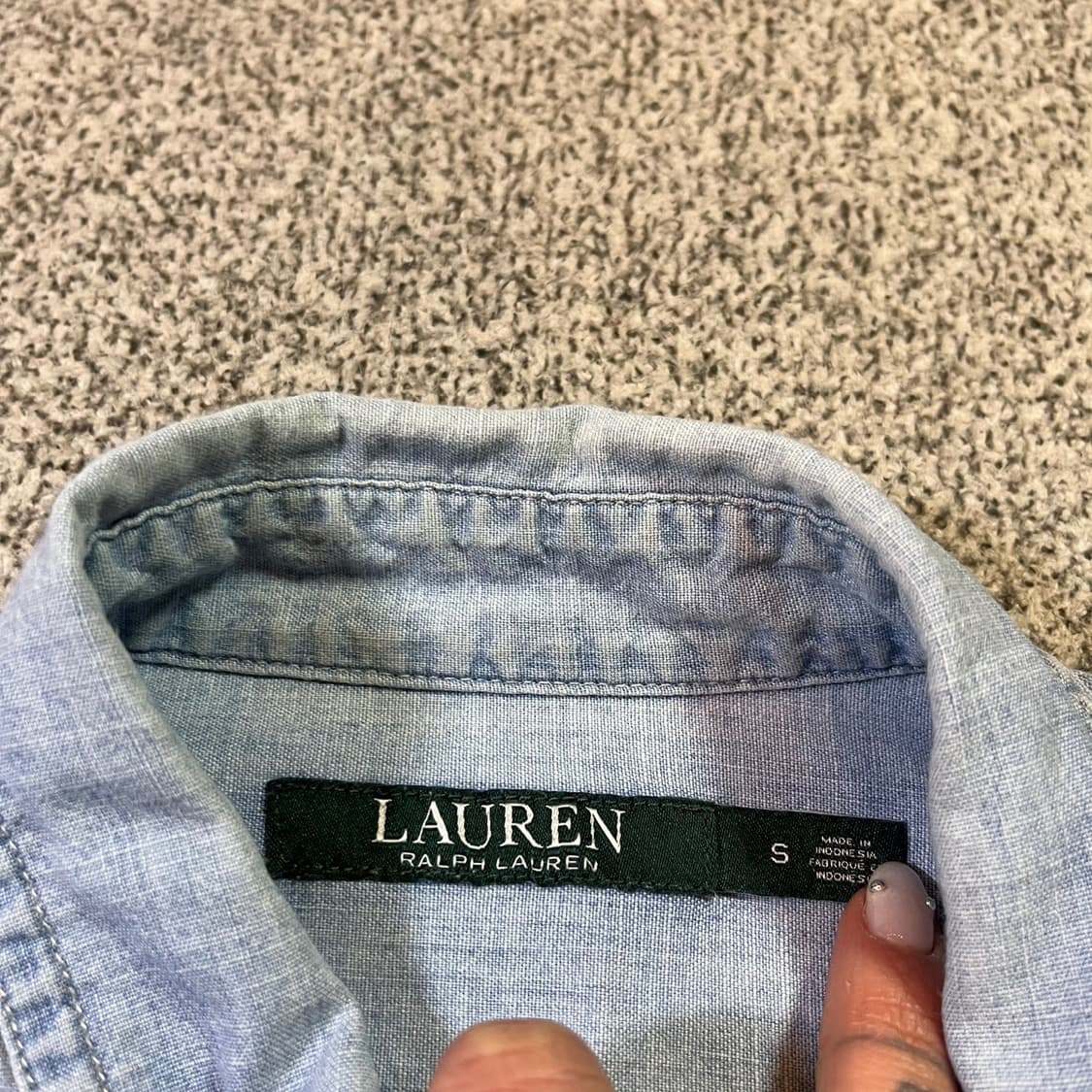 로렌 랄프 로렌 데님 셔츠 상품이미지3