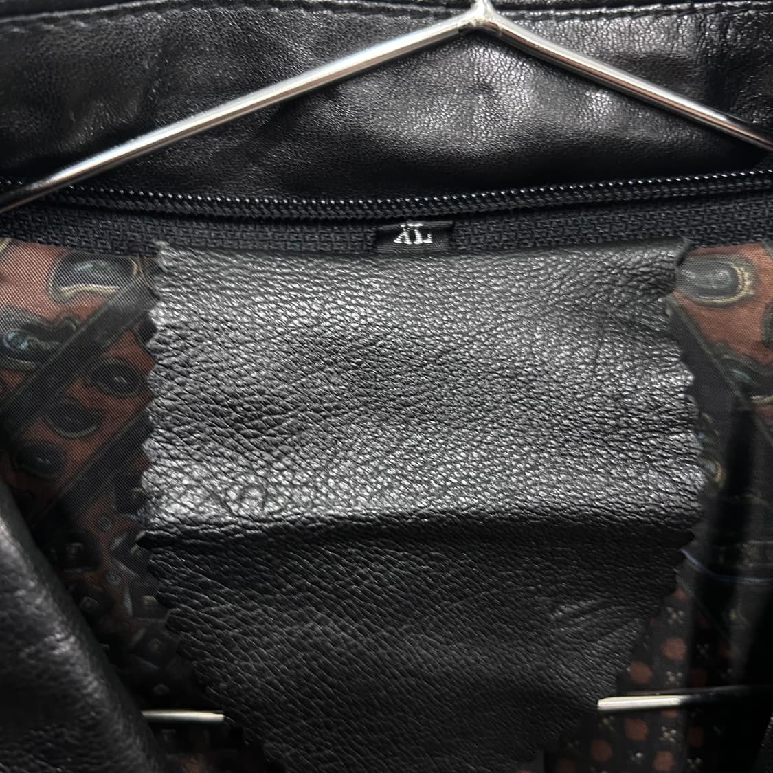 핸드메이드 빈티지 양가죽 레더 봄버자켓 상품이미지3