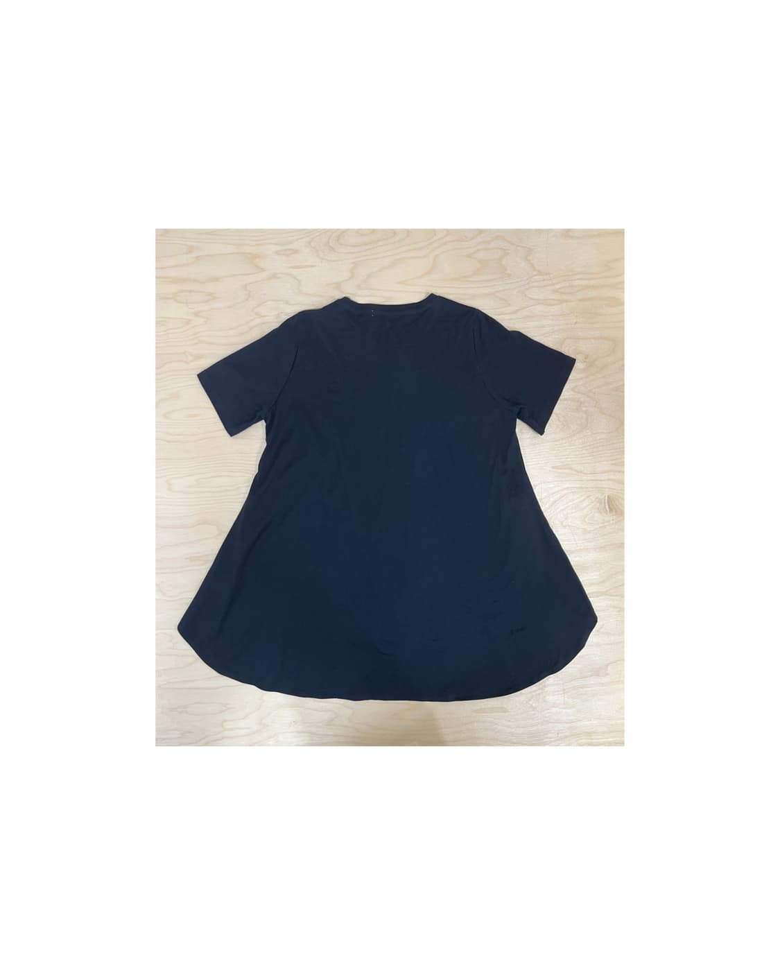 빈티지 블랙 플라워 롱 티셔츠 상품이미지3