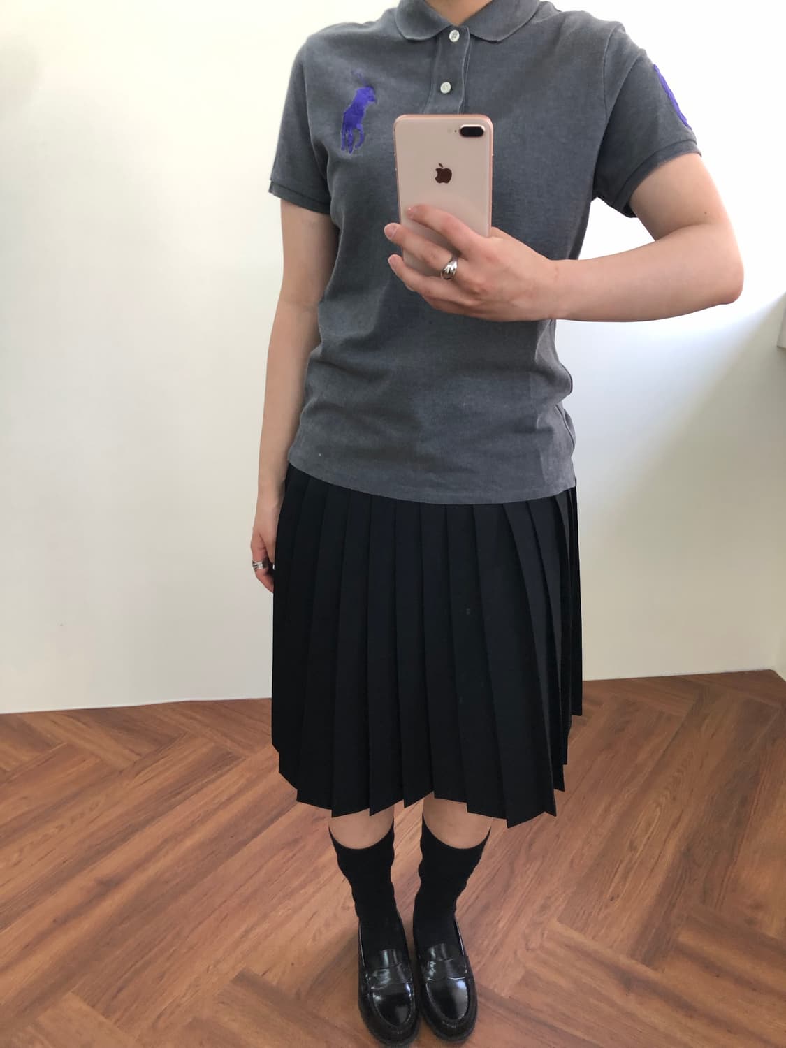 딱붙핏)) 폴로 빅포니 피케셔츠 카라티 상품이미지2