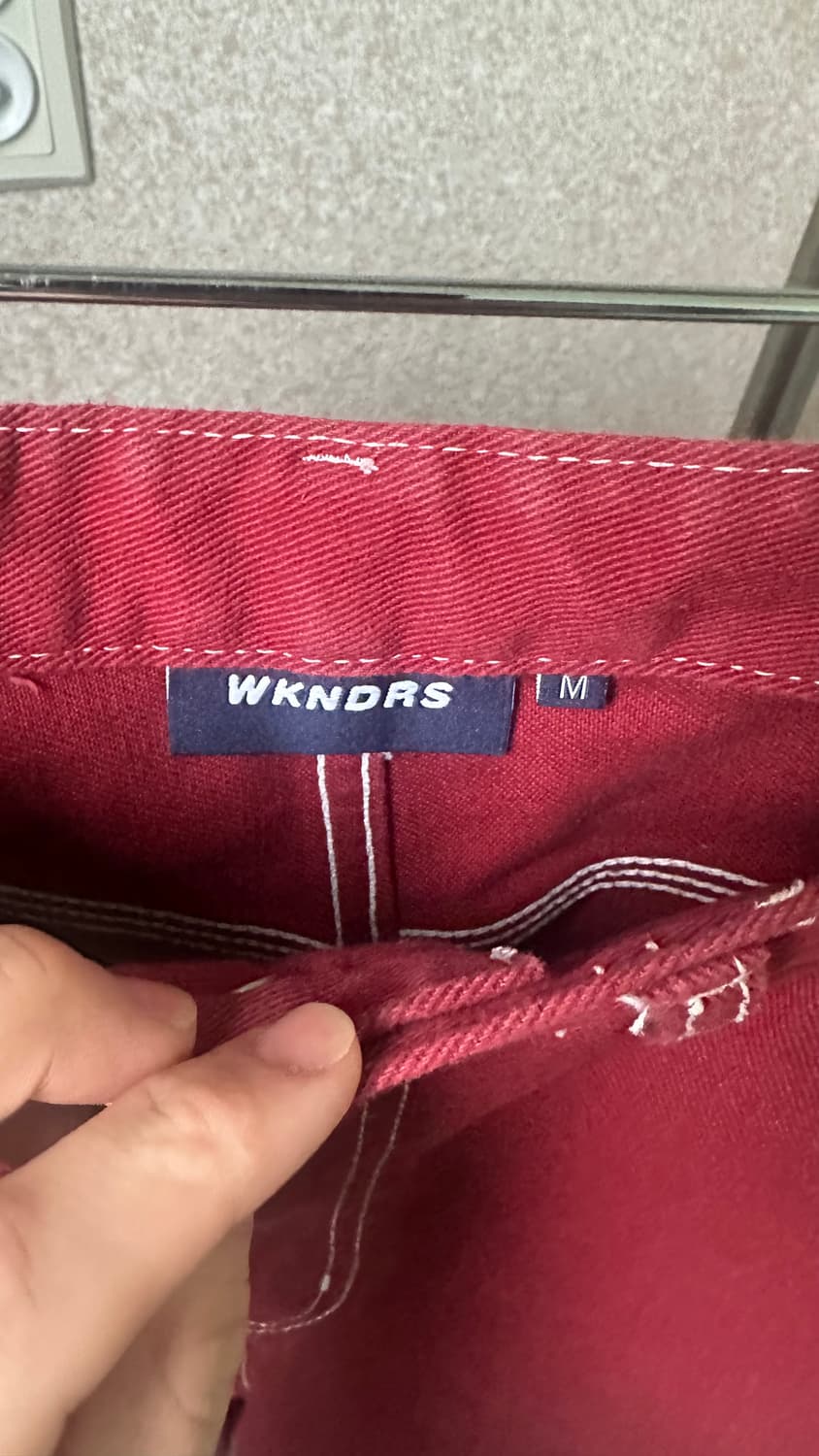 Wkndrs 레드 팬츠 상품이미지3