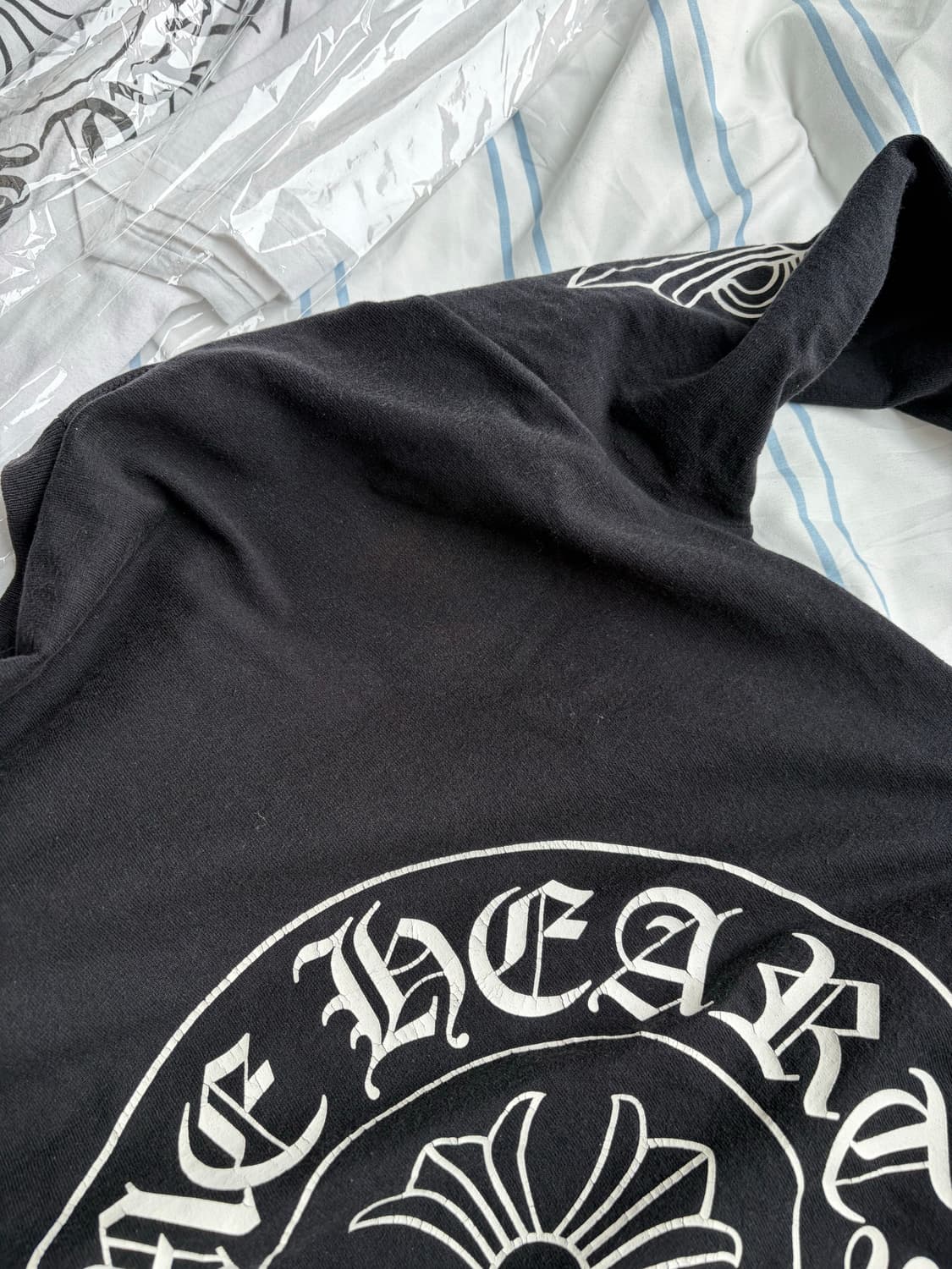 [M/95] 크롬하츠 로스앤젤레스 플로랄 롱슬리브 블랙 상품이미지10