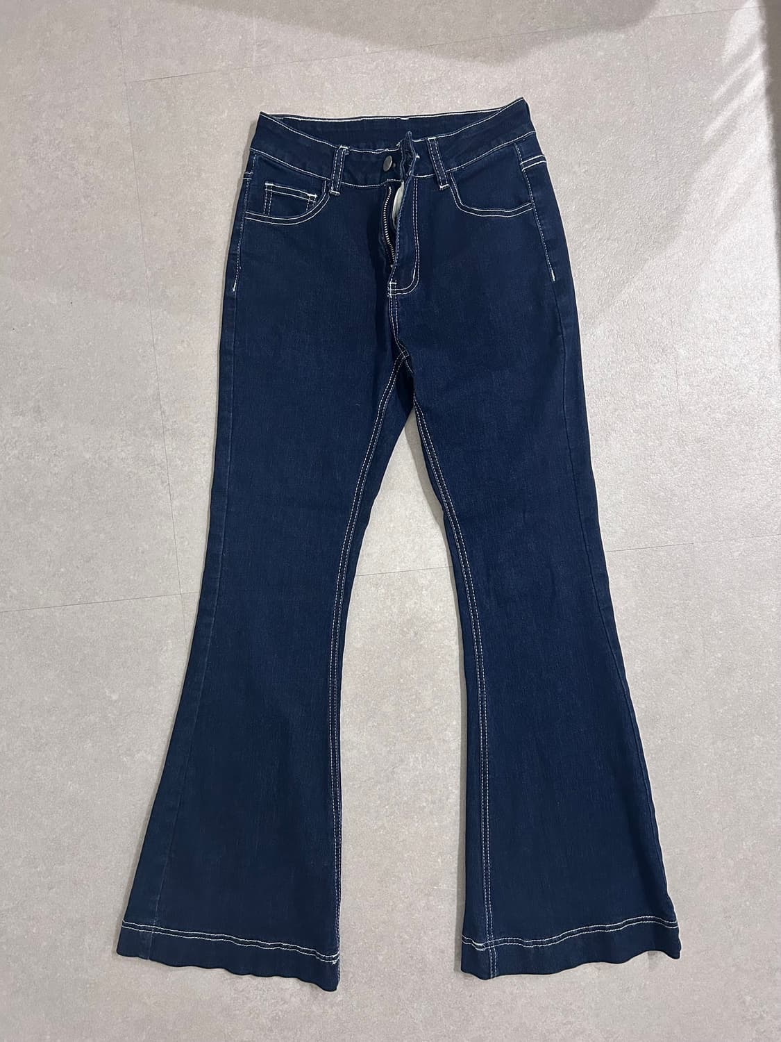 Deep blue flared jeans 상품이미지4