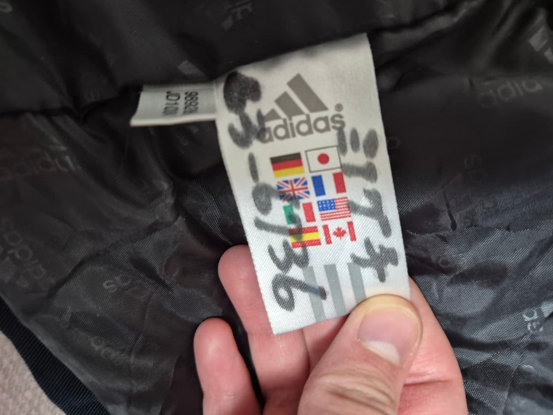 급처) 아디다스 네이비기모 안감 워크 자켓 판매/교환 상품이미지3