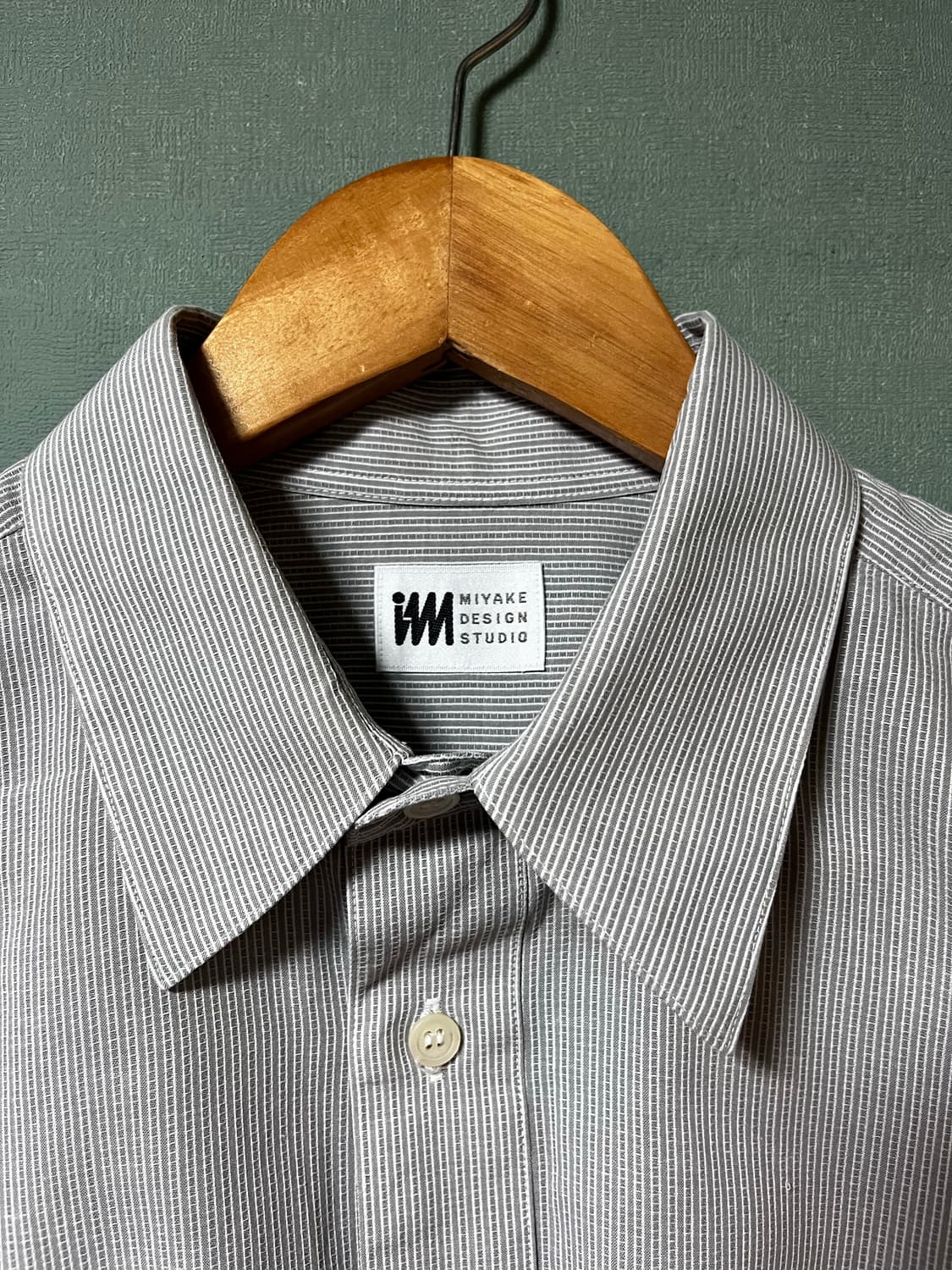 Issey Miyake cotton stripe shirt  상품이미지3