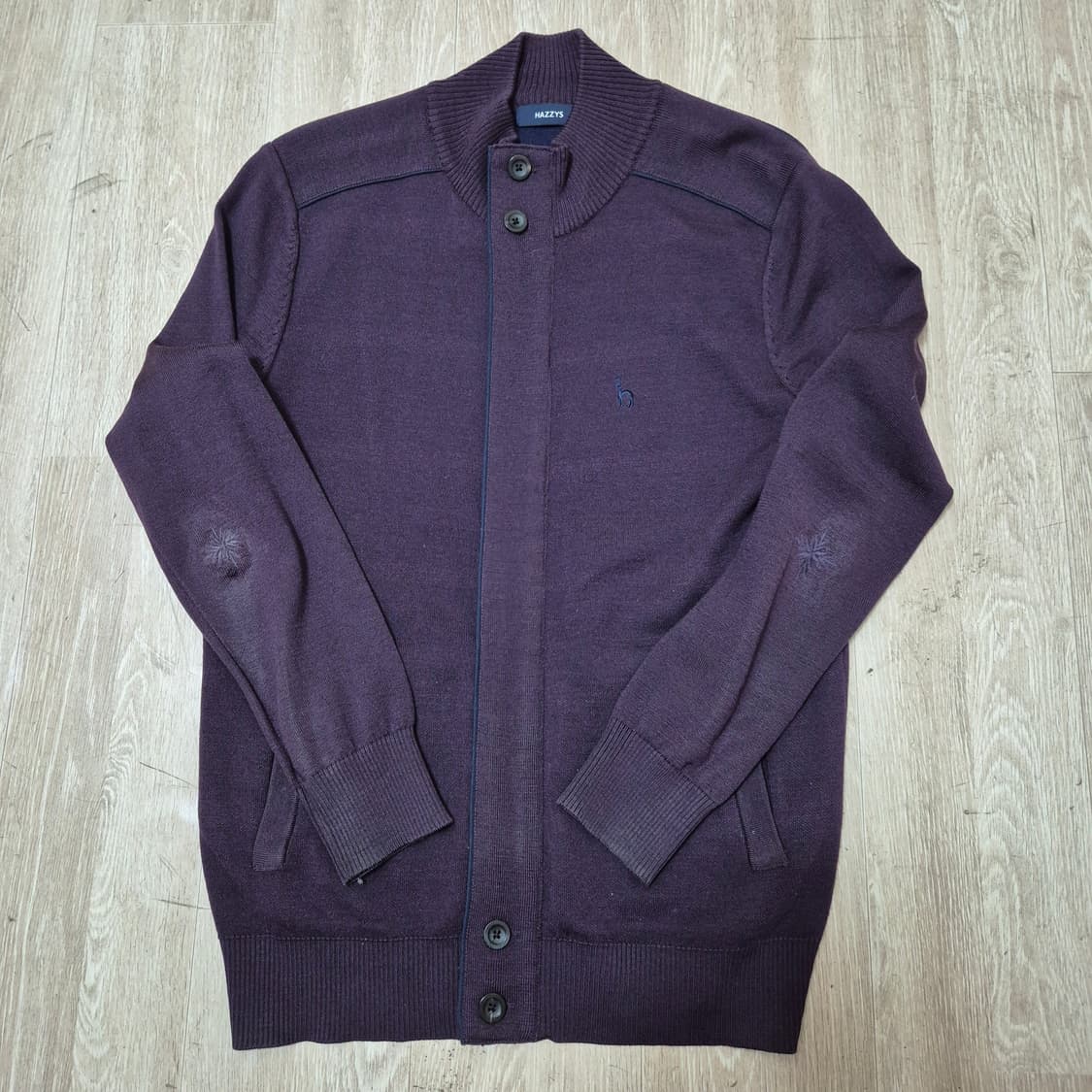 헤지스 골프웨어 니트집업 상품이미지1