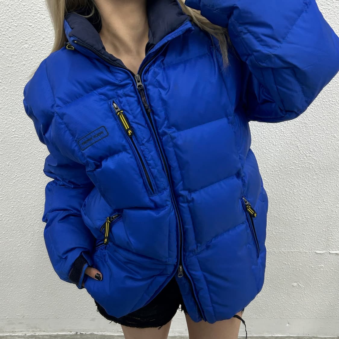 폴로 랄프로렌 로고 코발트블루 투웨이 패딩 105 상품이미지1