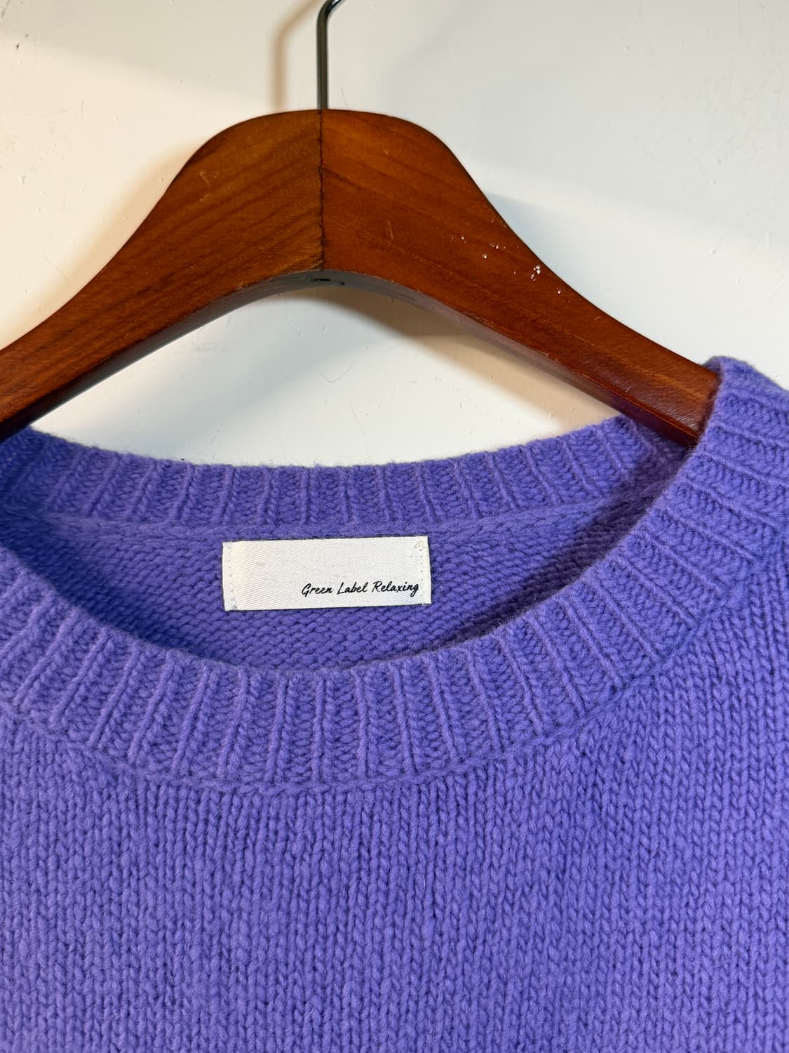 일본빈티지 라벤더 니트  상품이미지4