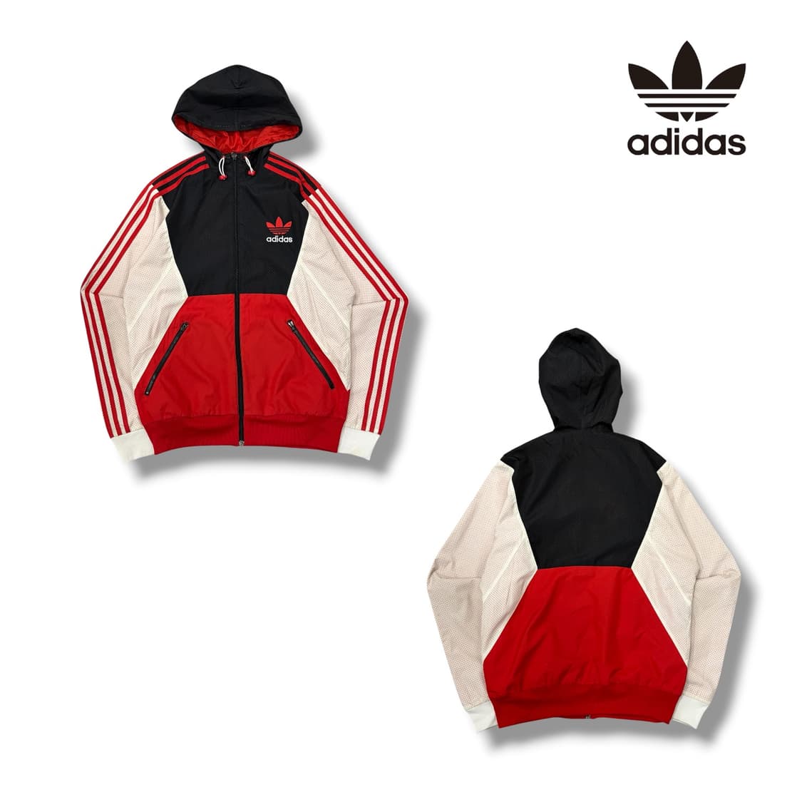 아디다스 배색 바람막이 상품이미지2