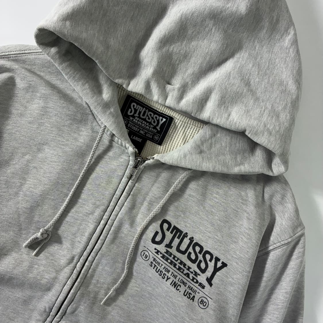 Stussy  스투시 00,s 코튼 더블페이스 후드집업 상품이미지4