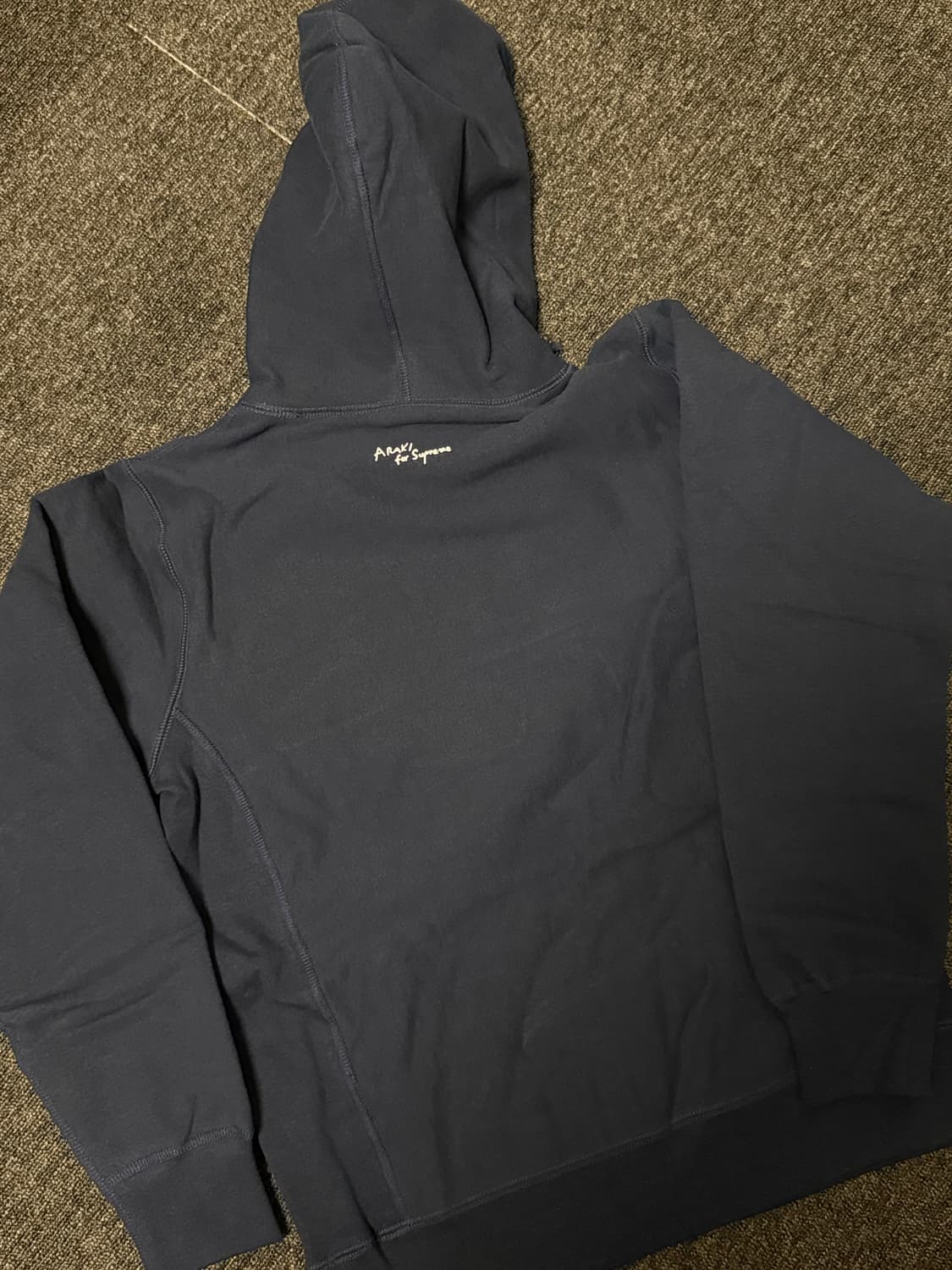 [M] 슈프림 아라키 로즈 후드 네이비 16fw 상품이미지5