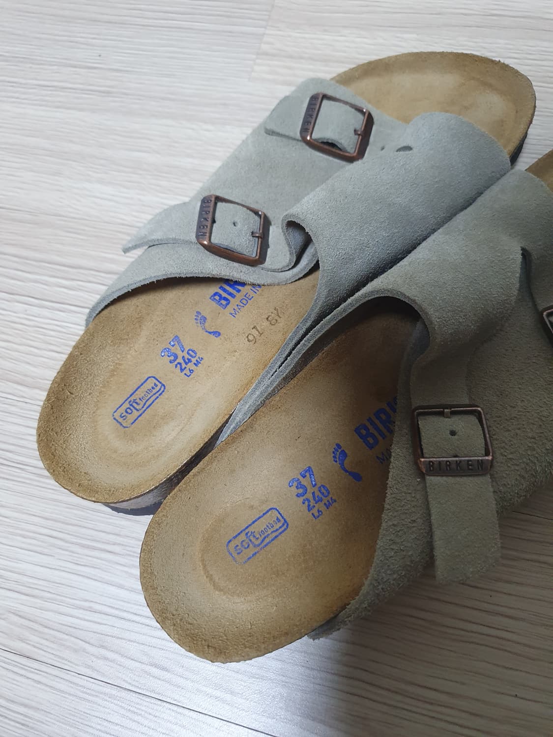 버켄스탁 취리히 슬리퍼 240 상품이미지8