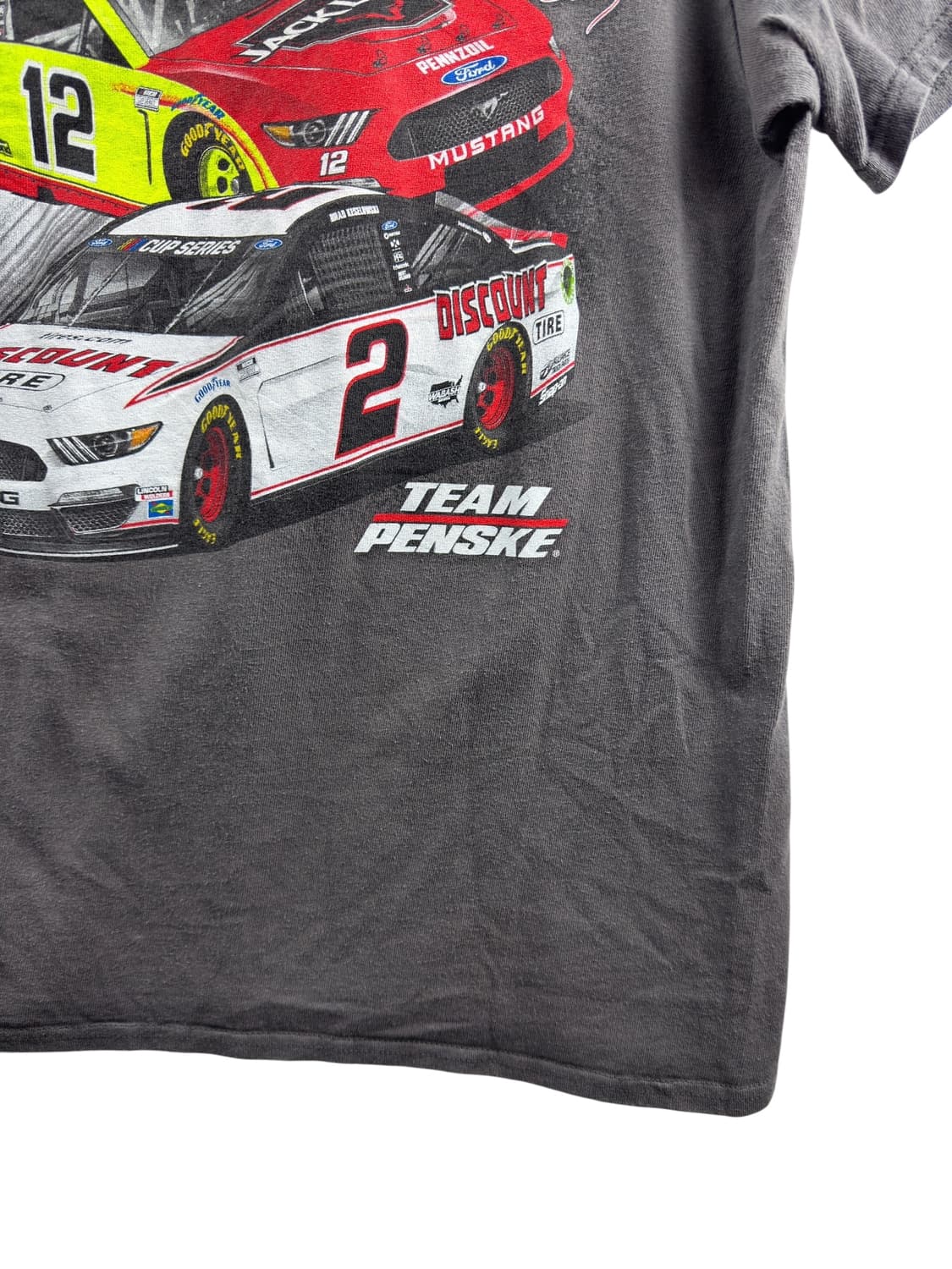 TEAM PENSKE 3 CAR CUP 빈티지 레이싱 티셔츠537 상품이미지5