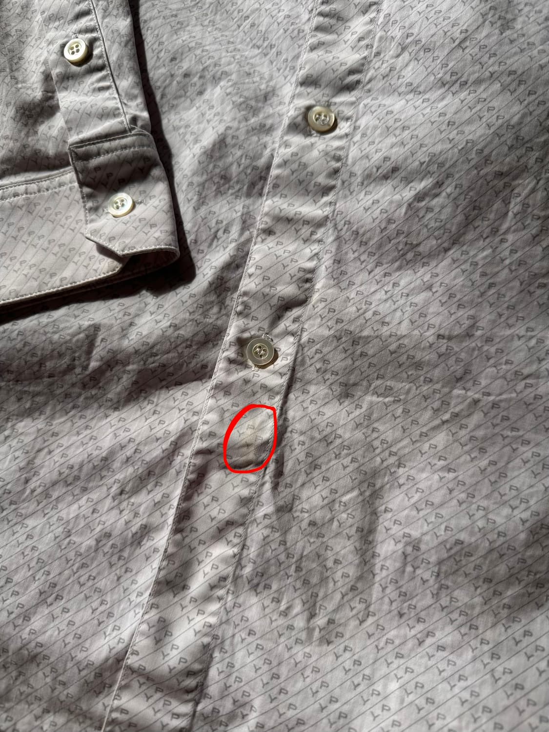 와이프로젝트 / 올오버 로고 셔츠 / XL 상품이미지3