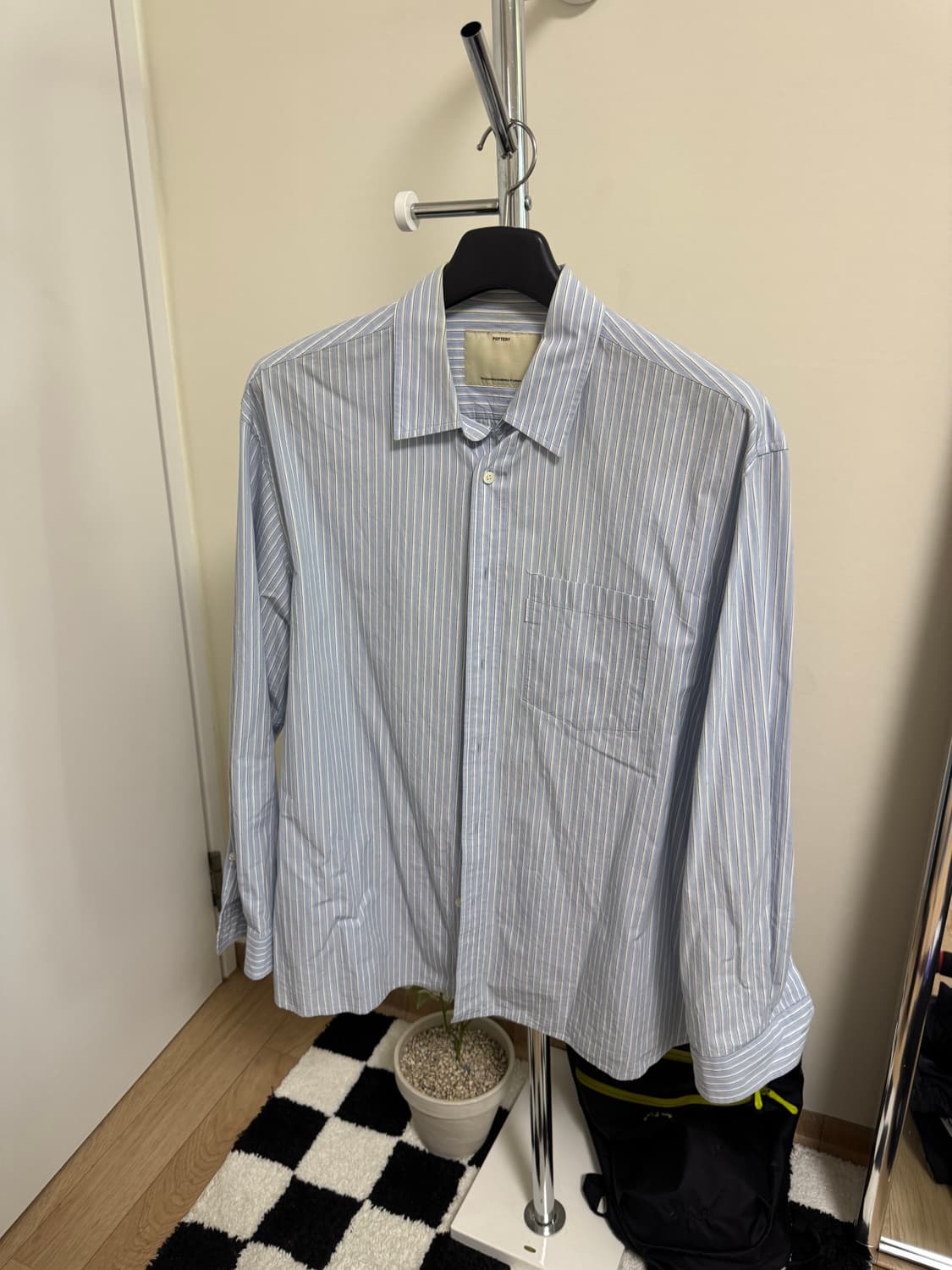 포터리 스카이 블루 셔츠 1size(급처) 상품이미지3