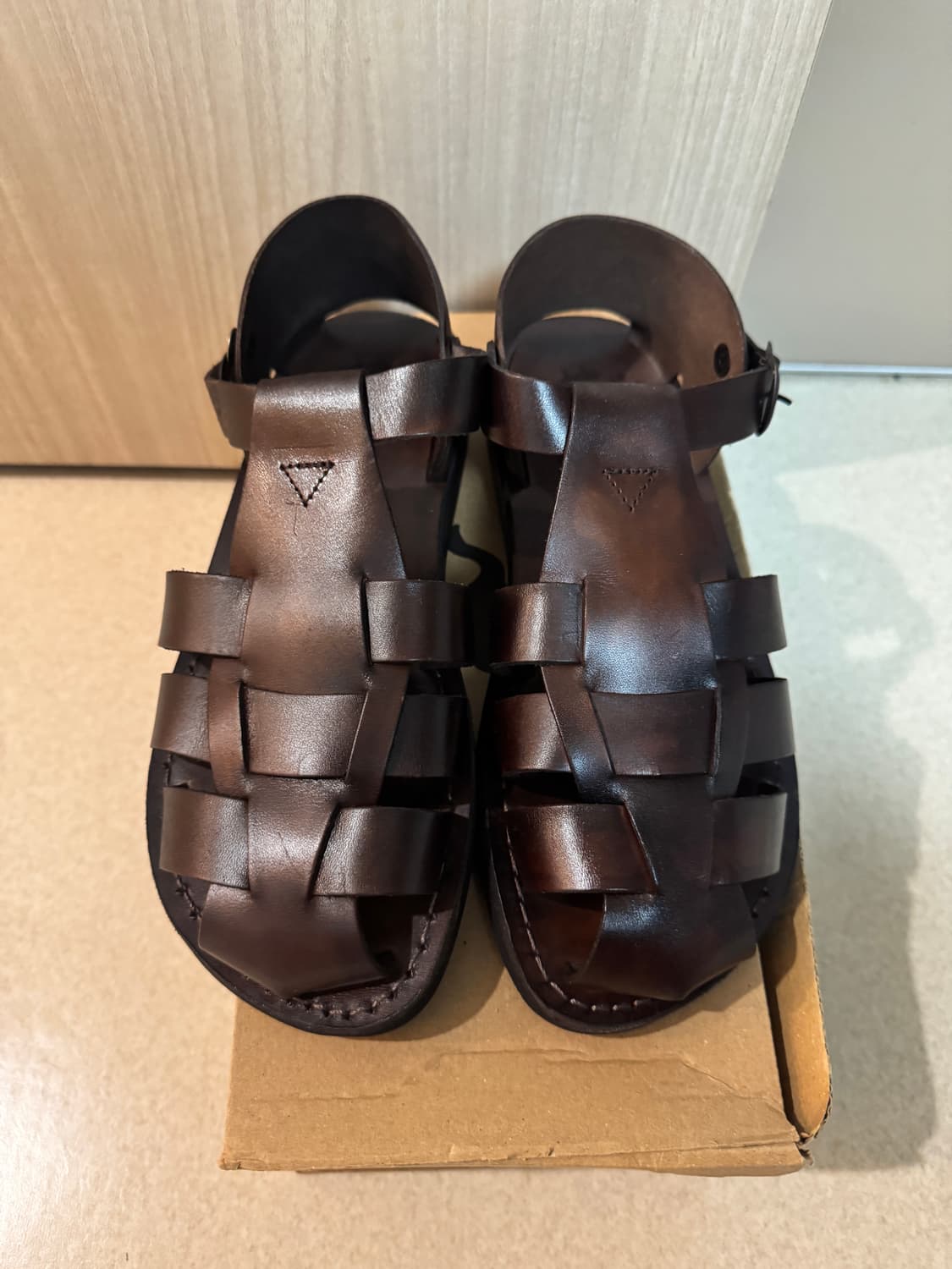 예루살렘 샌들 1041n 미카엘 브라운 41 상품이미지1