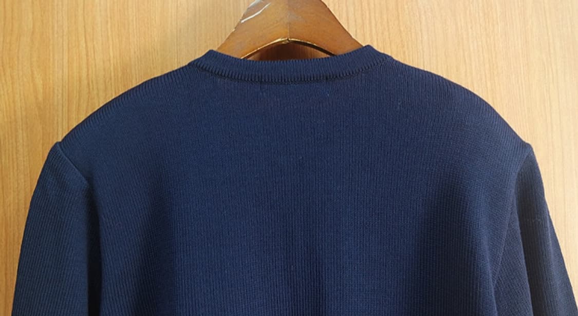navia maglia  울100%네이비 크롭 니트자켓 상품이미지5