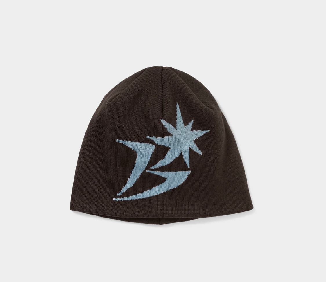 (새상품) BoTT B 로고 스컬 캡 비니 브라운 상품이미지1