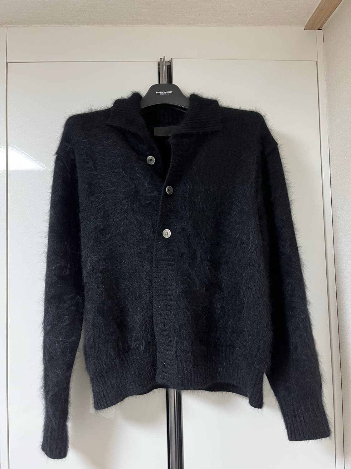 리트 앙고라 셔츠 가디건 M 상품이미지1