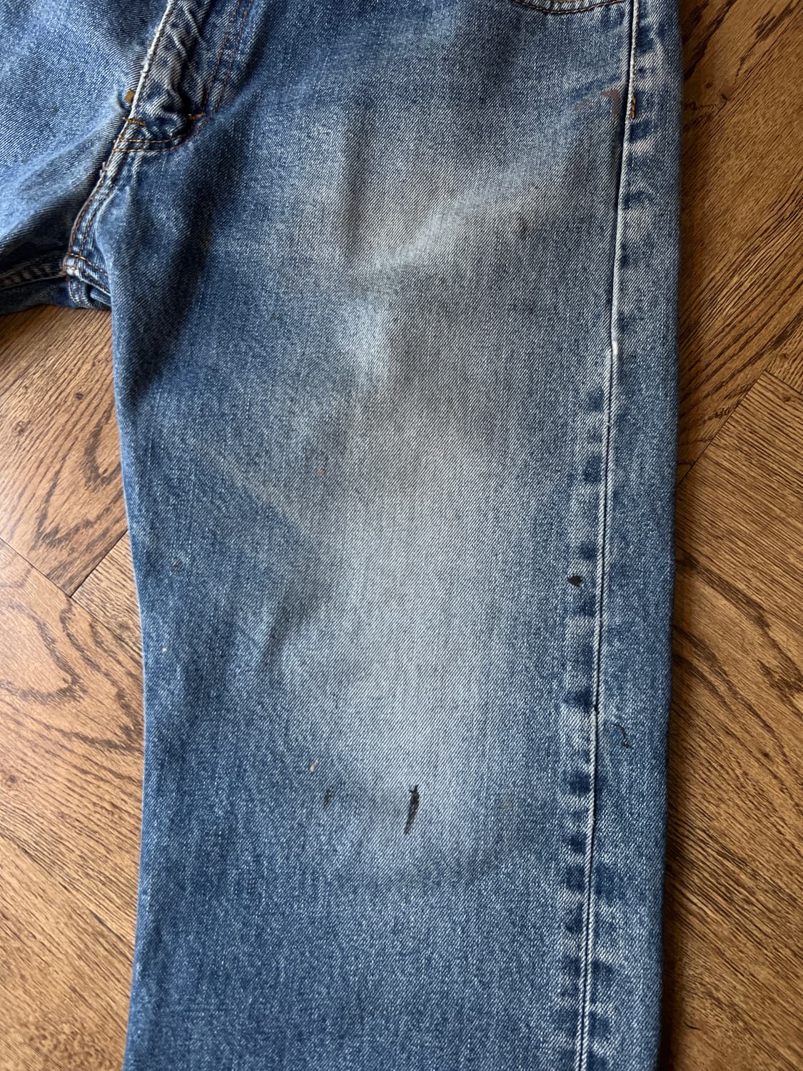 [36]리바이스 505 더티워싱 레귤러 스트레이트 데님 팬츠 상품이미지5