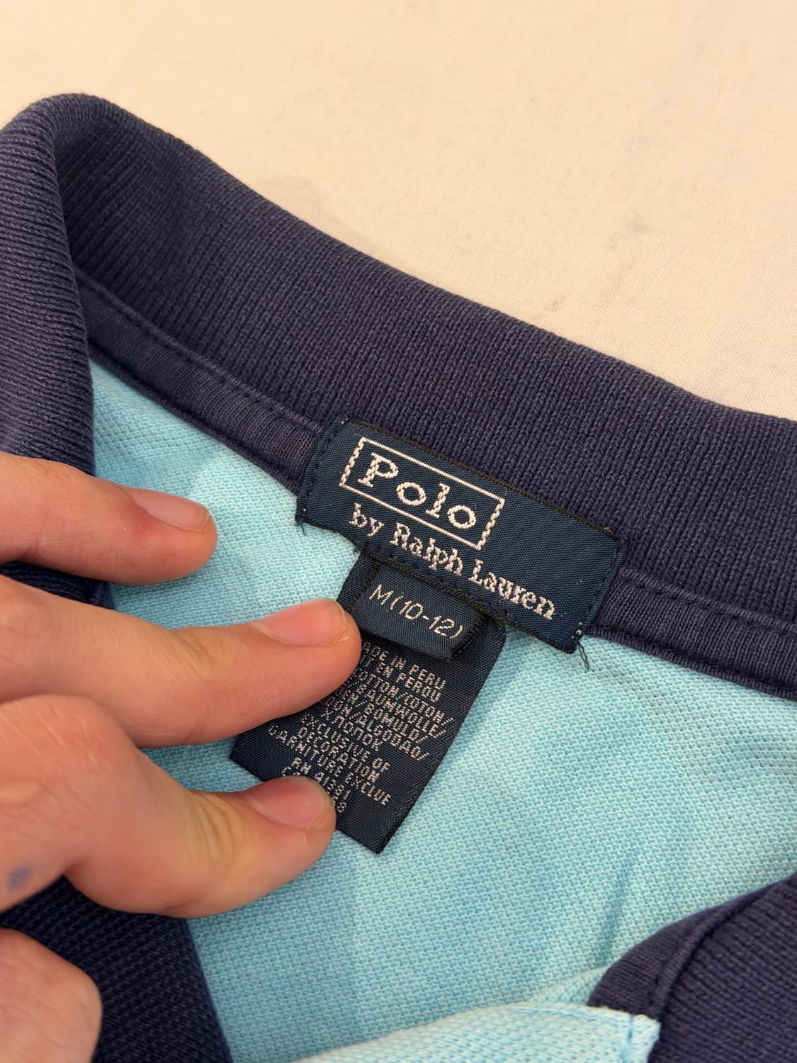 폴로 랄프로렌 빅포니 카라티 스카이블루 상품이미지3