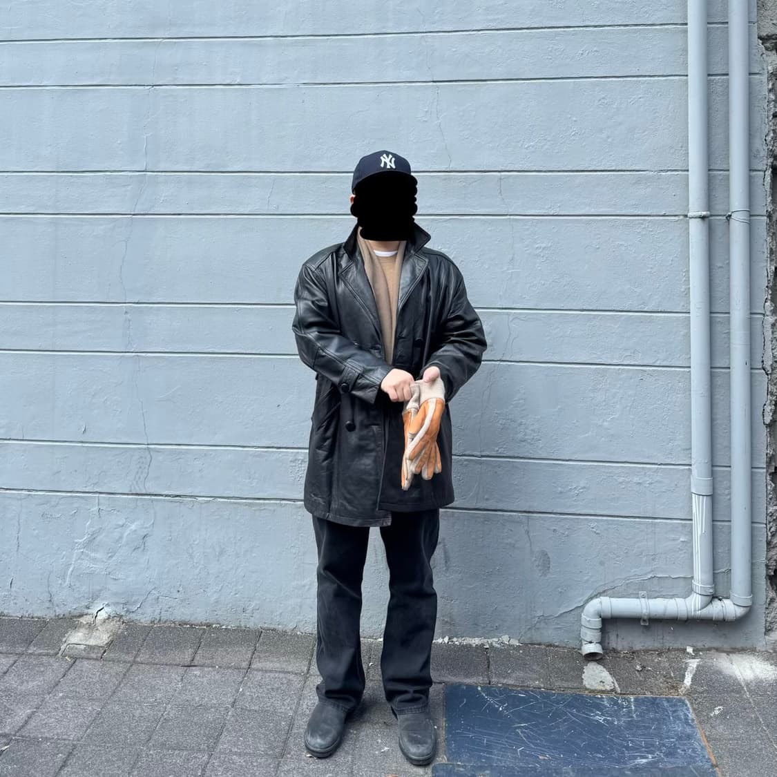 양가죽 카코트 더블 가죽자켓 상품이미지1