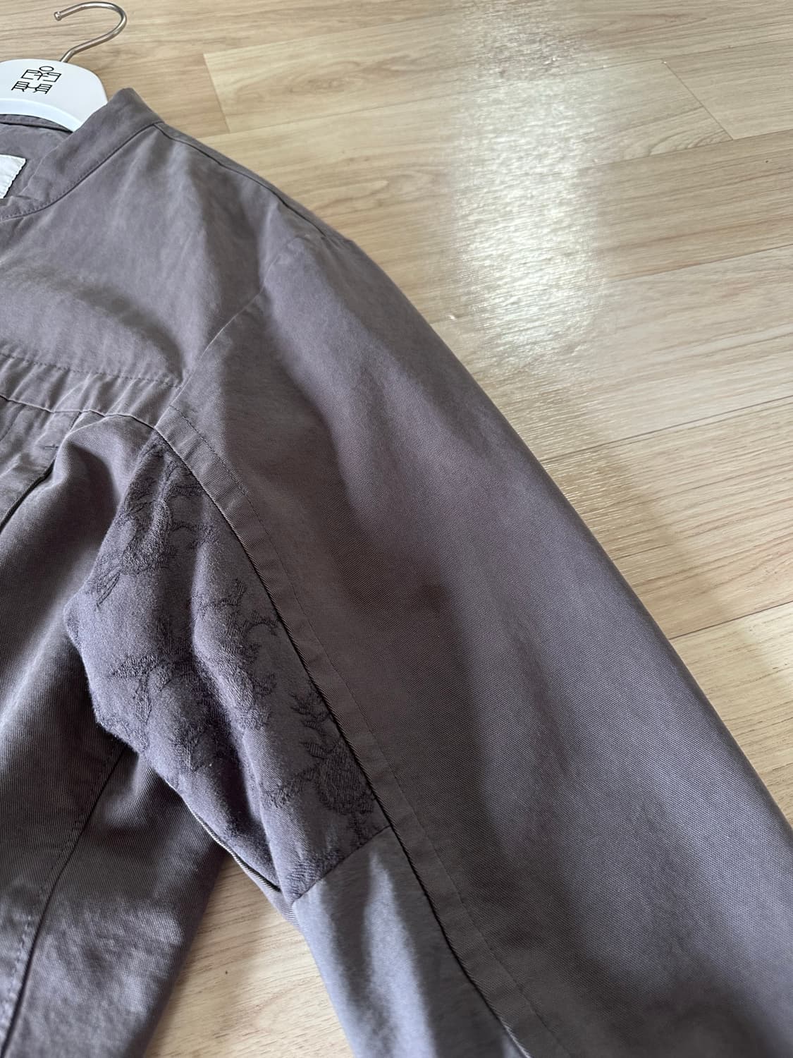 폴리테루 카페 레이서 자켓 그레이 상품이미지6