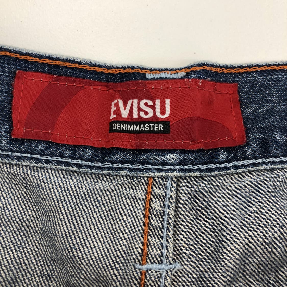 00s 에비수 프린팅 데님진 29 인치 상품이미지6