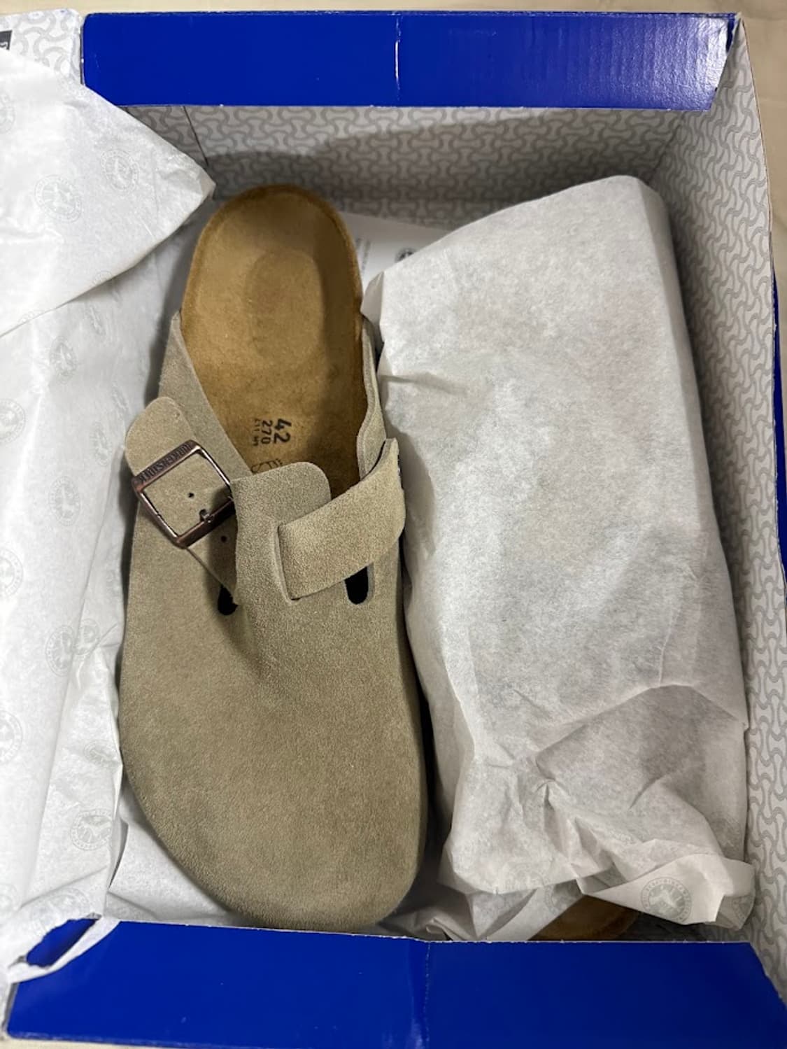 버켄스탁 보스턴 스웨이드 타우페 42 상품이미지2