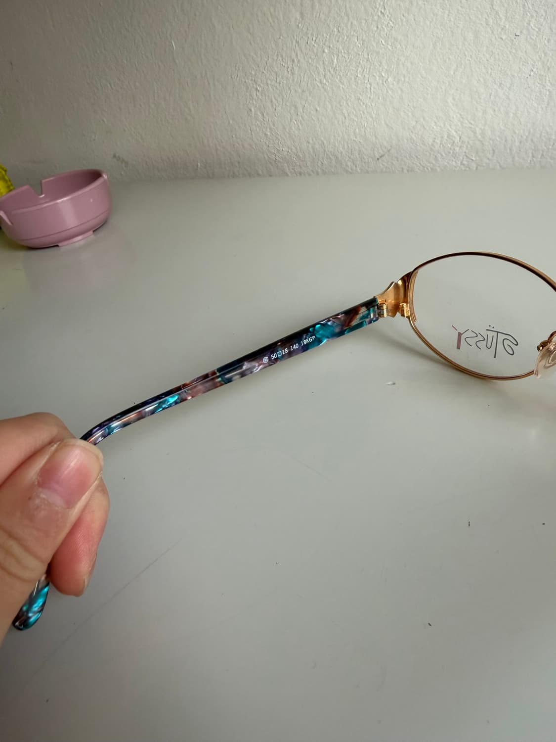 스투시 아이웨어 골드 프레임 안경 (신품) 상품이미지5