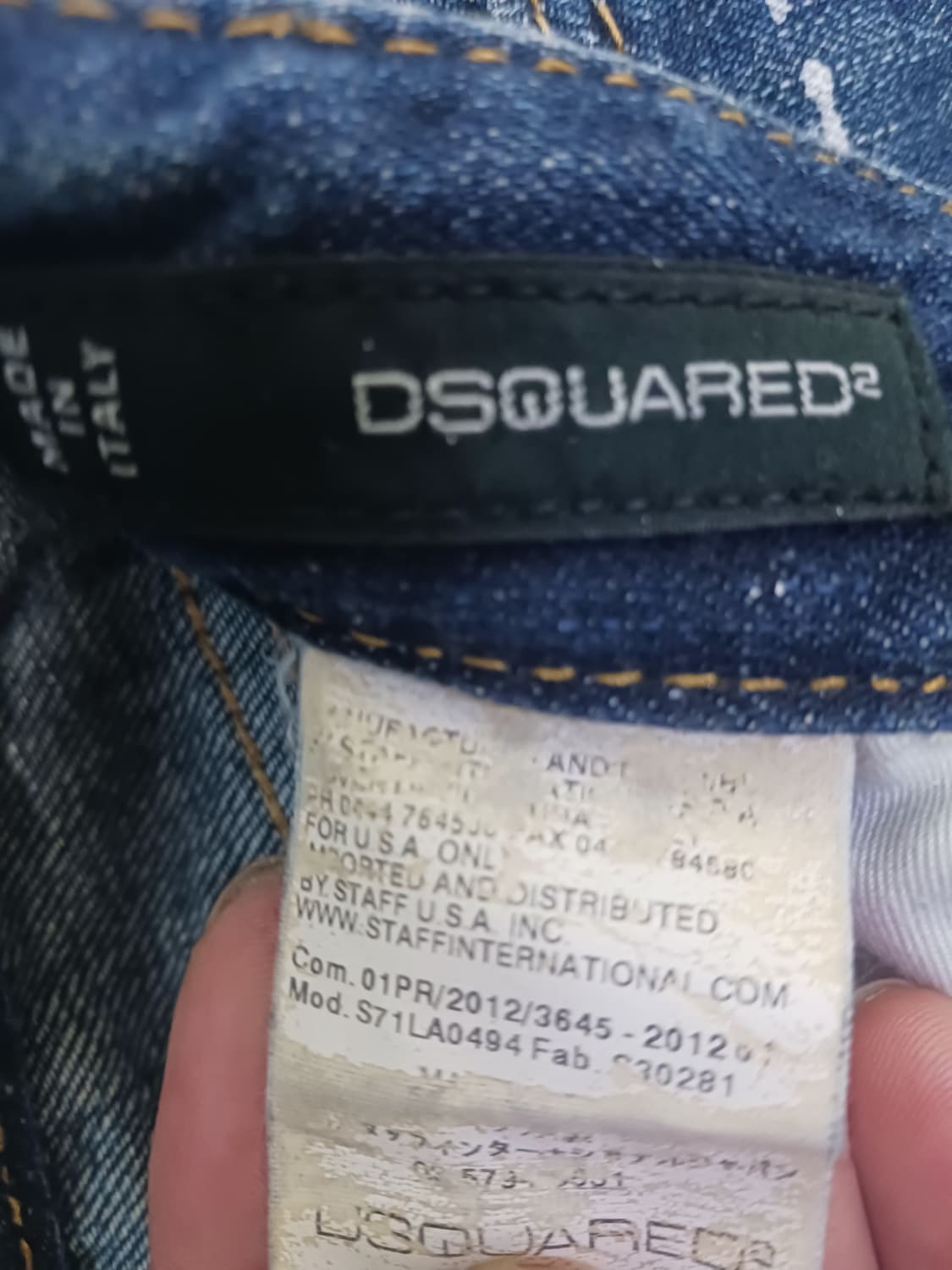[32] 정품 디스퀘어드2 콜마이너2 슬림진 청바지 상품이미지10