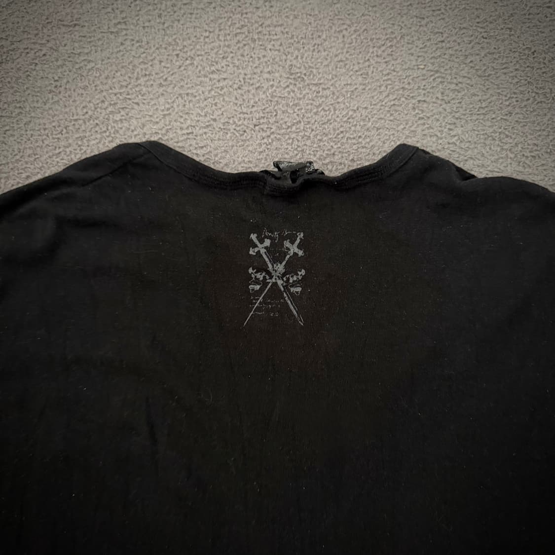 Lettering button detail long sleeve 상품이미지5